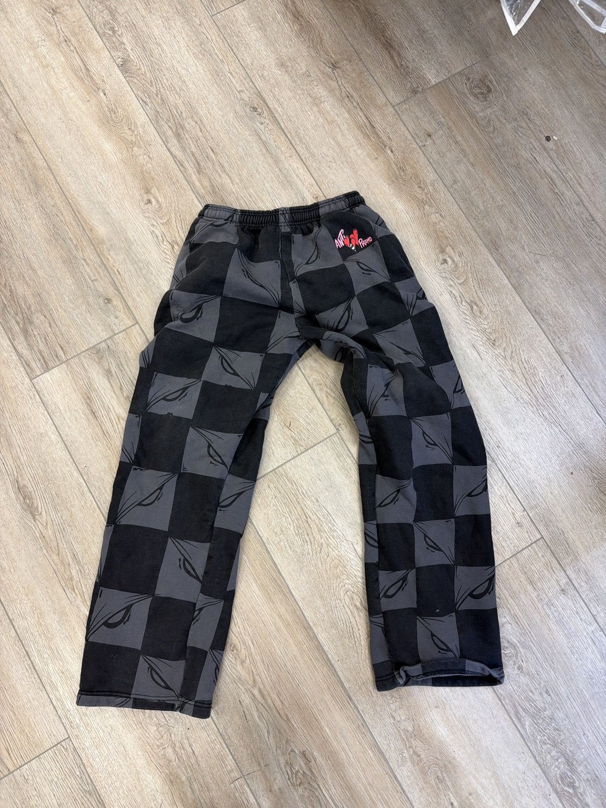 Matty Boy Matty boy anti promo Black Checkered Joggers Size US 34 / EU 50 - 4 Thumbnail