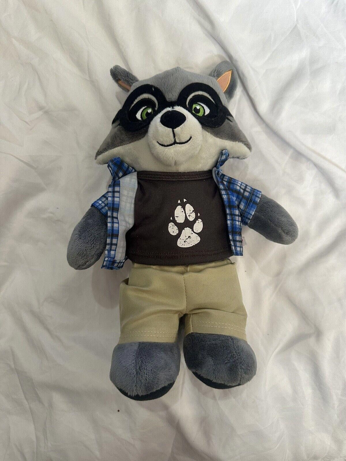 Designer Build A Bear Great Wolf Lodge GWL Oliver Raccoon 12" Size ONE SIZE - 5 Thumbnail