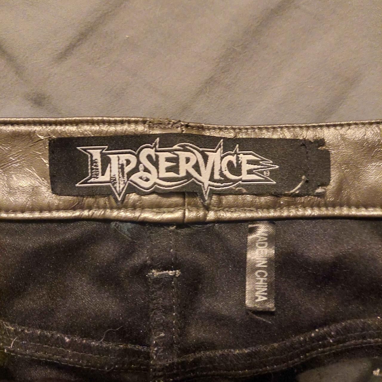 Lip Service 2001-2002 Lip Service Vinyl Classics Metallic Pants Size US 32 / EU 48 - 3 Thumbnail