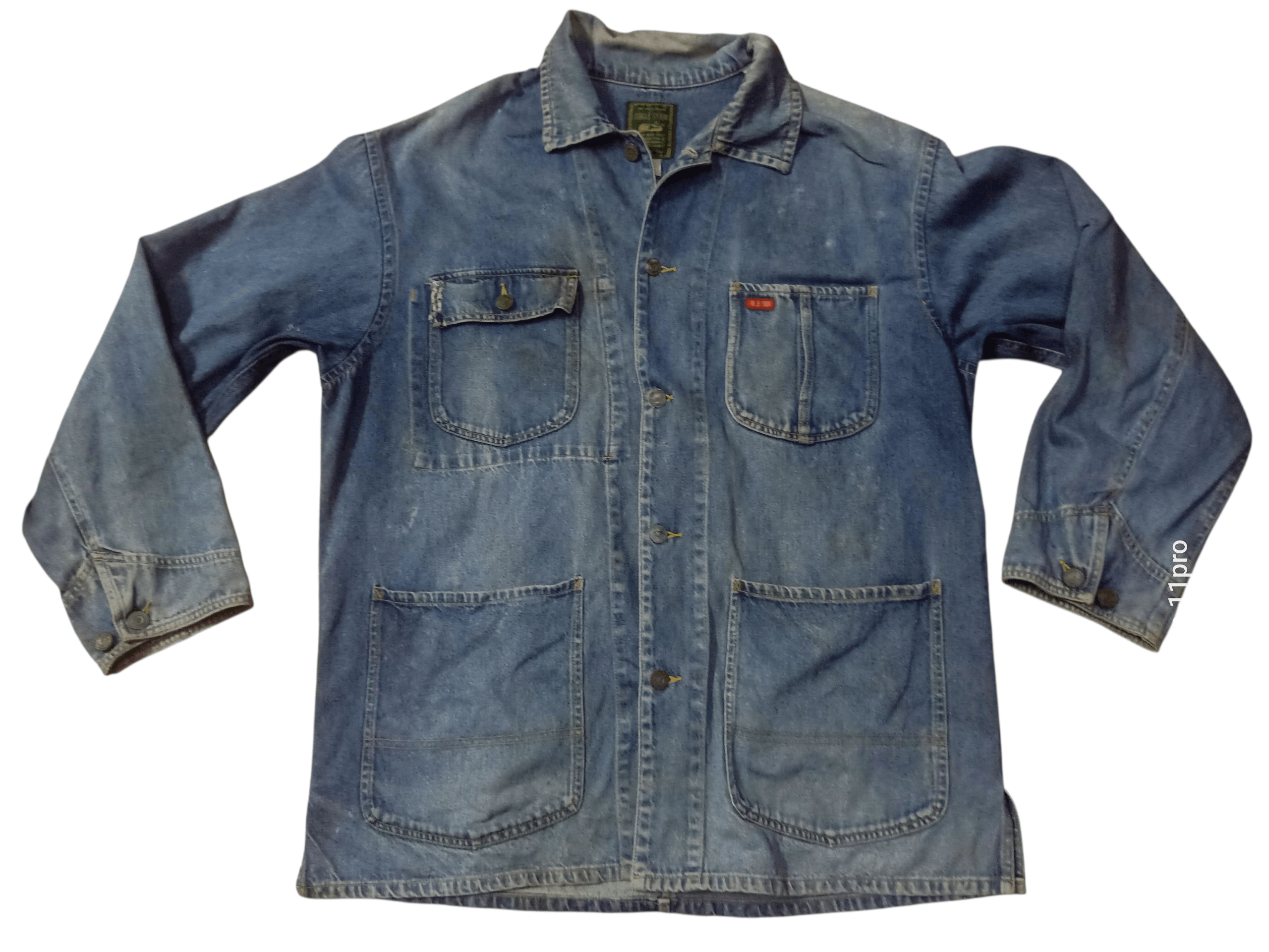 Japanese Brand 🌟Jungle Storm Chore Jacket Jeans Men 🌟 Size US XL / EU 56 / 4 - 1 Thumbnail