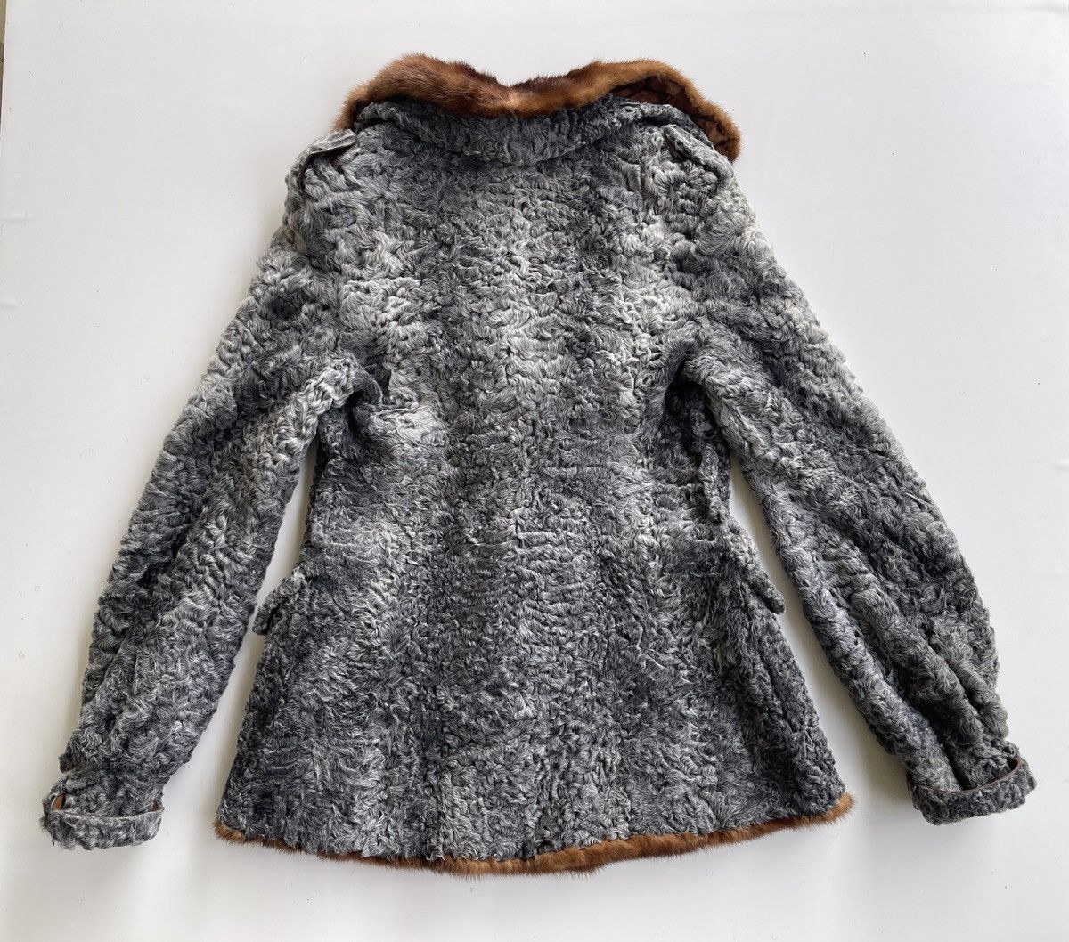 Gianfranco Ferre Luxury Curly Fur 100% Pelle Leather Size M / US 6-8 / IT 42-44 - 9 Thumbnail