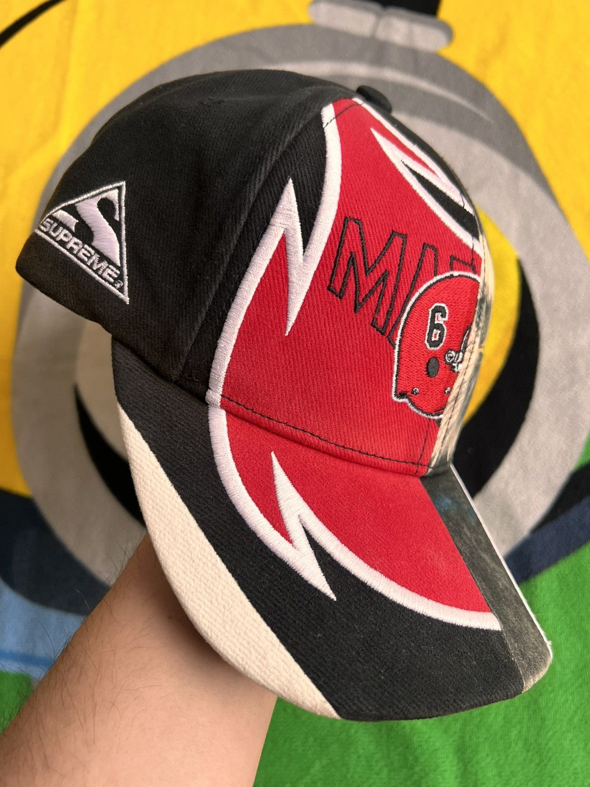 Supreme x MM6 Maison Margiela Split 6-Panel Cap Black 2026