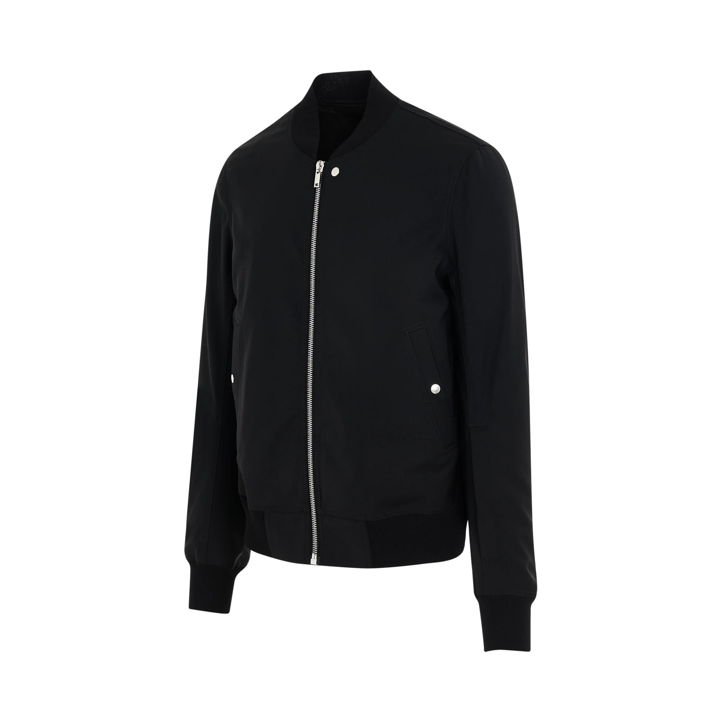 Rick Owens o1mris0824 Flight Jacket in Black Size US M / EU 48-50 / 2 - 2 Thumbnail