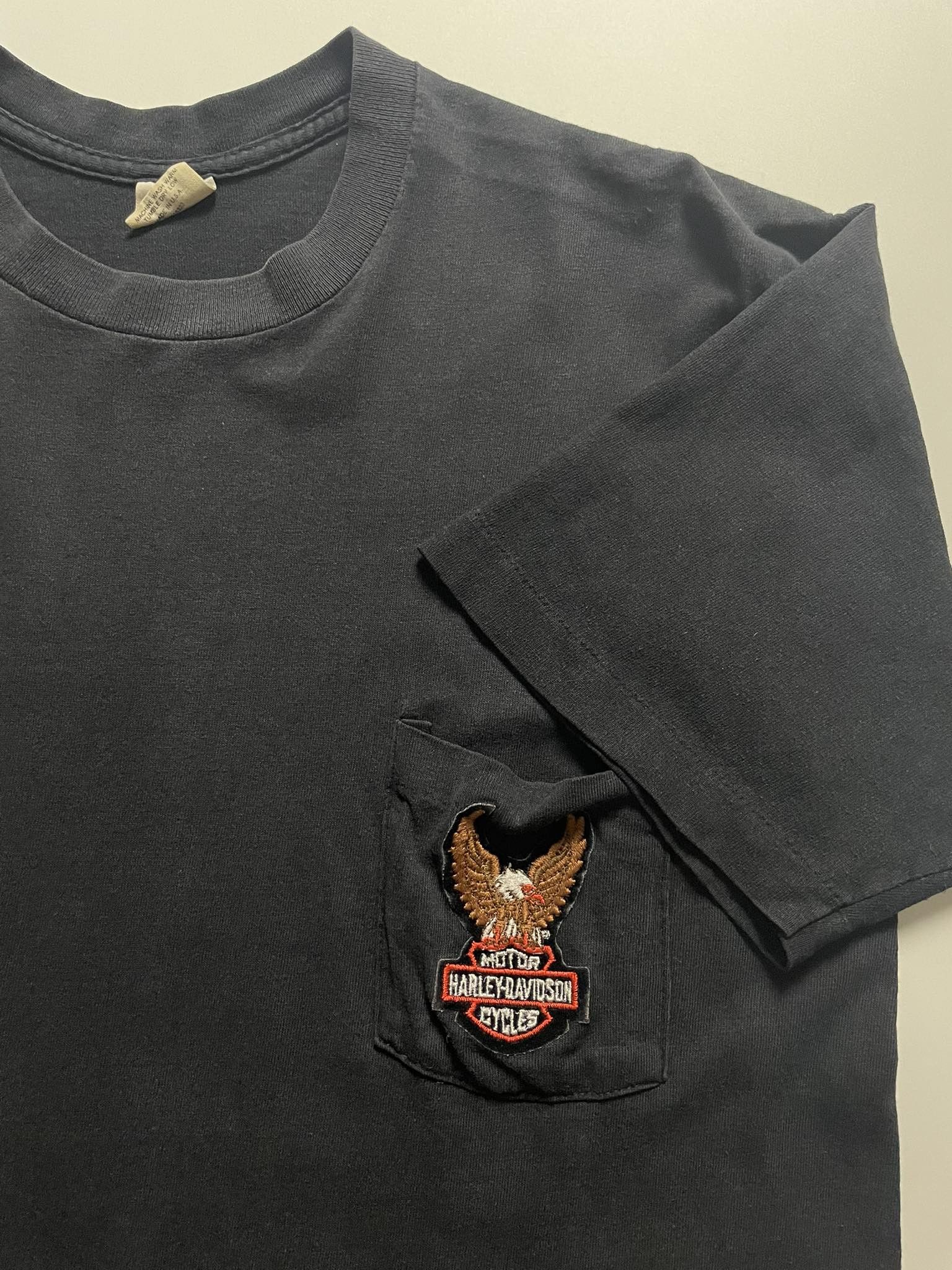 Harley Davidson × Vintage Vintage Harley Davidson Pocket Shirt Size US M / EU 48-50 / 2 - 4 Thumbnail