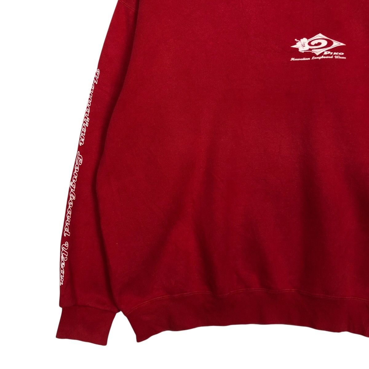 Japanese Brand × Vintage 📌Vintage Sweatshirt Piko Hawaiian Longboard Wear Big Logo Size US L / EU 52-54 / 3 - 5 Thumbnail