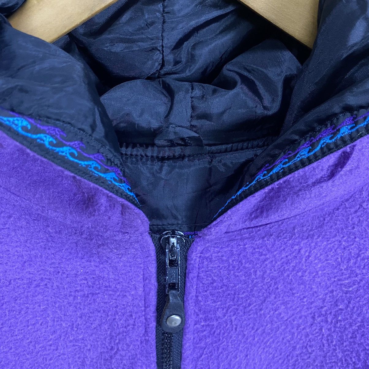 Billabong × Vintage Billabong 90s Fleece zipper hoodie Size US L / EU 52-54 / 3 - 12 Thumbnail