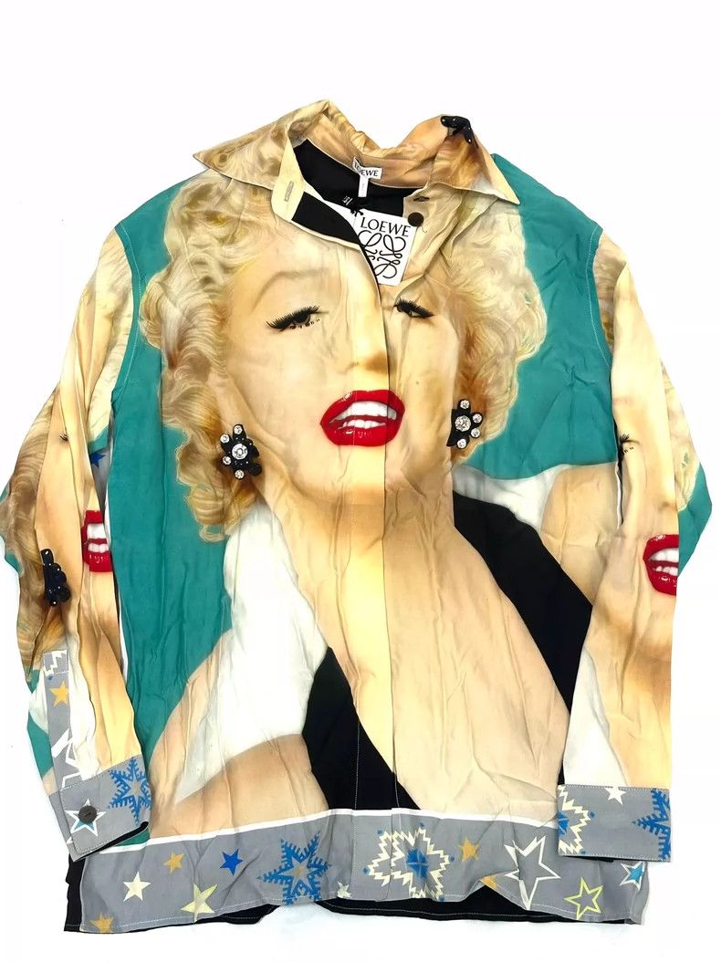 Loewe LOEWE Dreamers portrait printed shirt Size XXS / US 00 / IT 34 - 1 Thumbnail