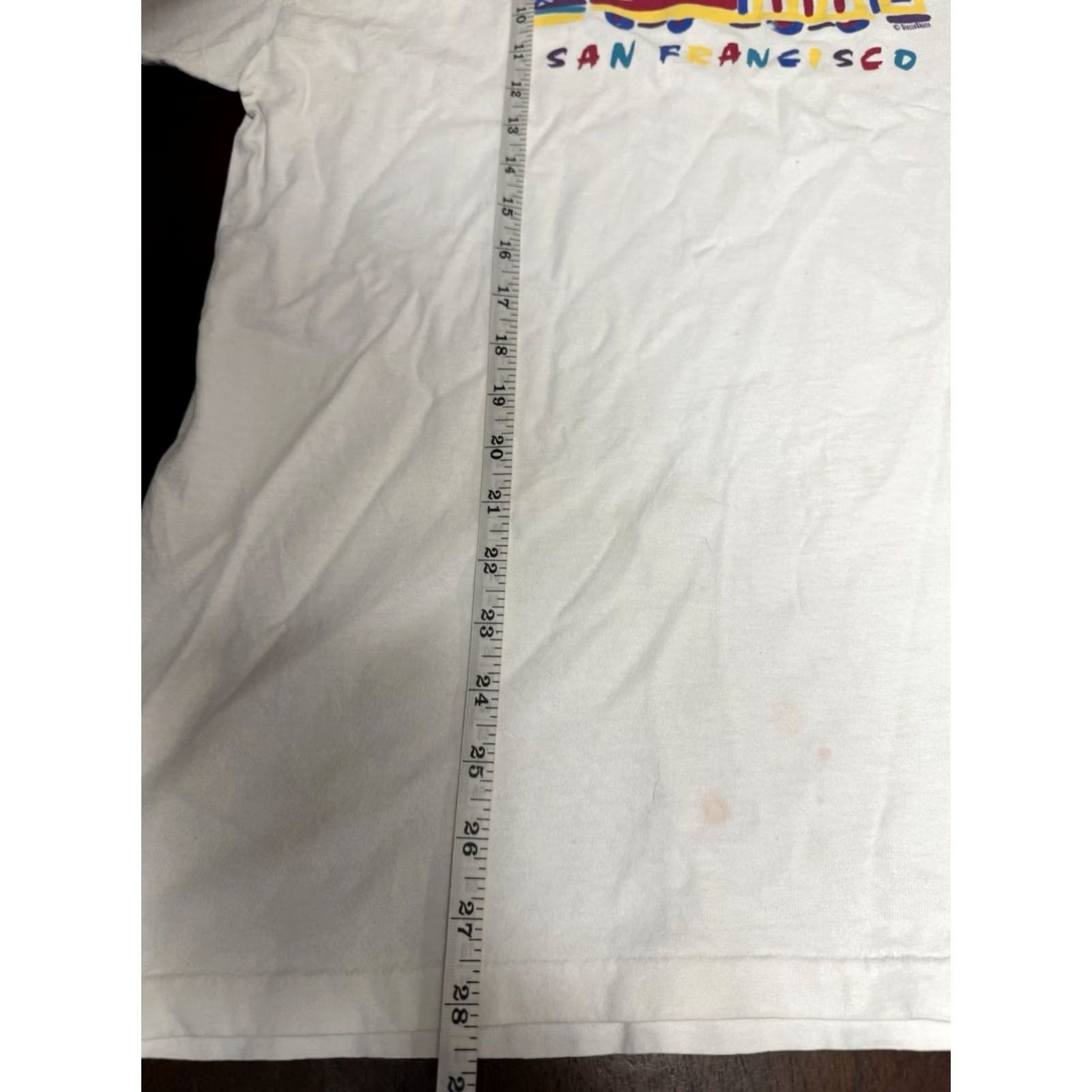 Anvil VINTAGE San Francisco Cable Car Shirt Size XL White Short Sleeve See Pics Size US XL / EU 56 / 4 - 7 Thumbnail
