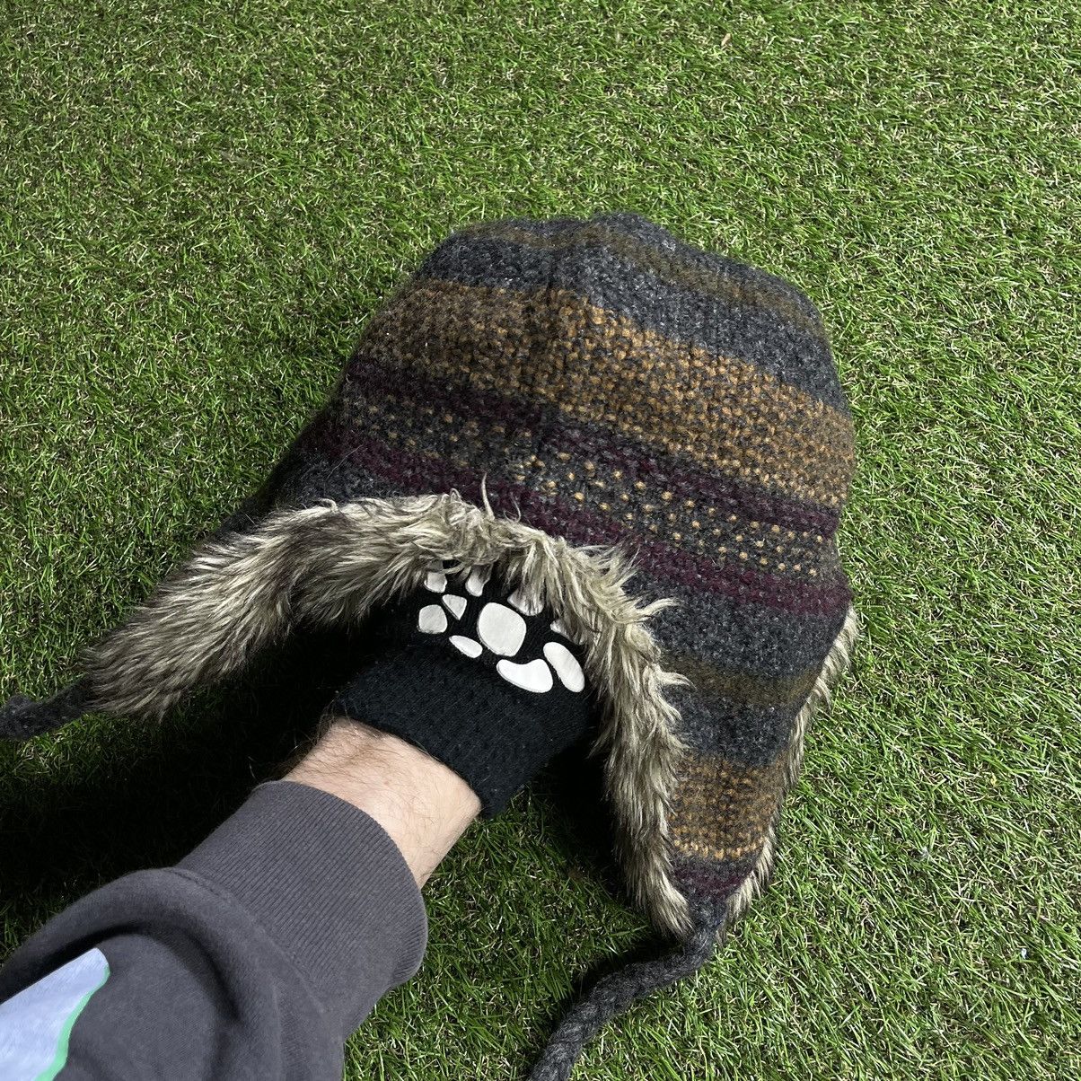Vintage Vintage Y2K Fuzzy Beanie Alt Ushanka Grunge Streetwear OS Size ONE SIZE - 3 Thumbnail