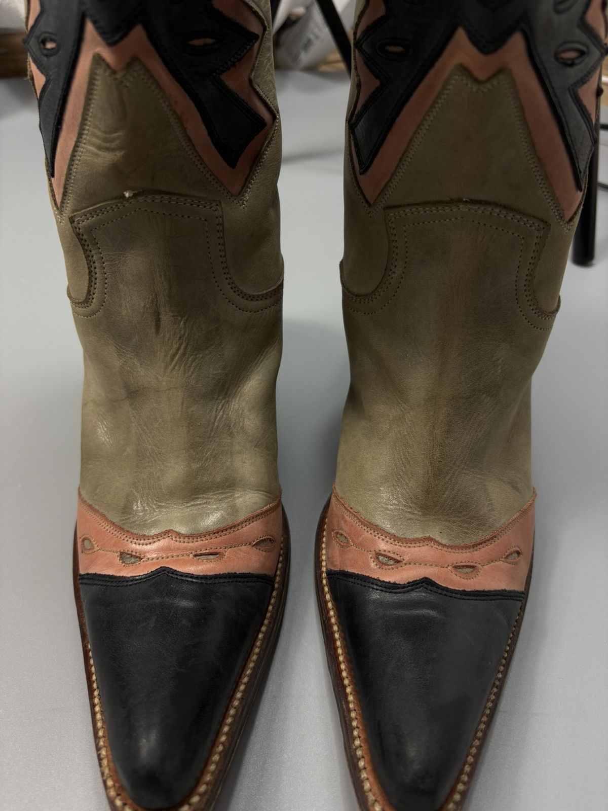 Sancho Boots SANCHO Cowboystiefel Goodyear Welted Western Vintage Boots Size US 8 / IT 38 - 11 Thumbnail