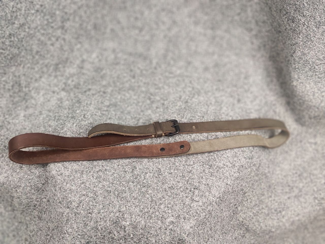 Allsaints Allsaints Spitalfields Vintage two-piece leather belt buckle Size ONE SIZE - 13 Thumbnail