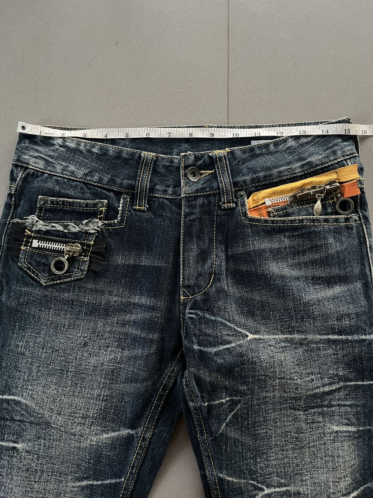 Isamu Katayama Backlash JAPANESE FLARE PANTS LOTS OF ZIPPERS SEMANTIC DESIGN VKEI Size US 30 / EU 46 - 11 Thumbnail