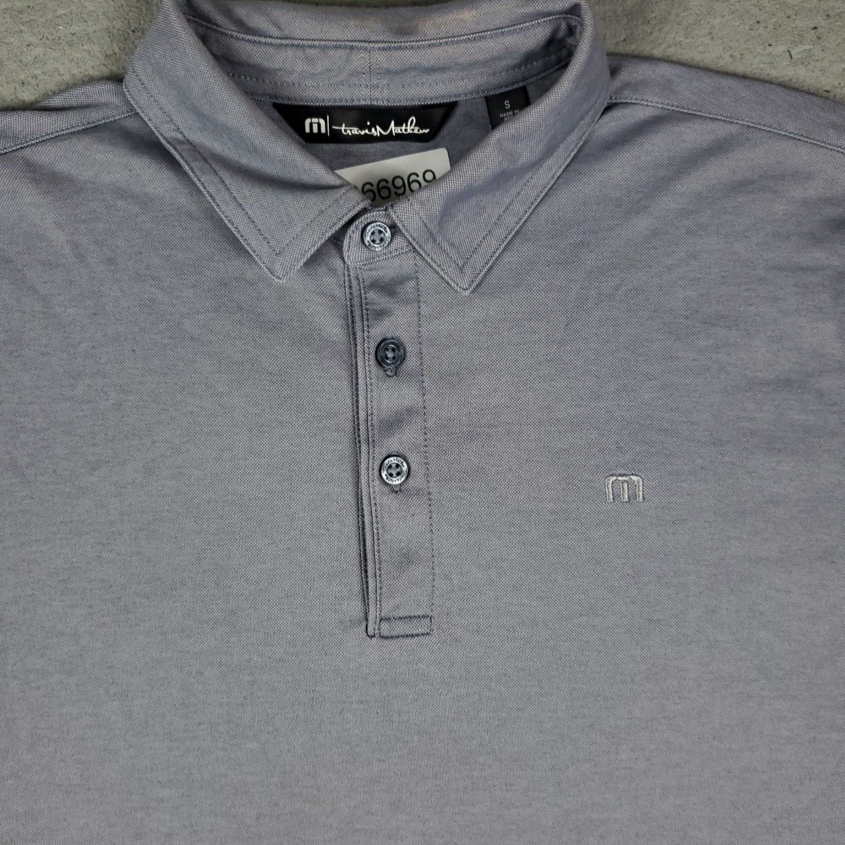 TravisMathew Travis Mathew Polo Shirt Mens Small Blue Golf Casual Short Sleeve Size US S / EU 44-46 / 1 - 2 Thumbnail