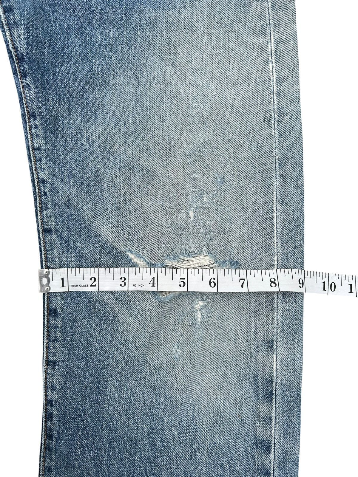 Kapital Vintage Levis Big E Selvedge Distressed Denim Jeans Size US 28 / EU 44 - 19 Thumbnail
