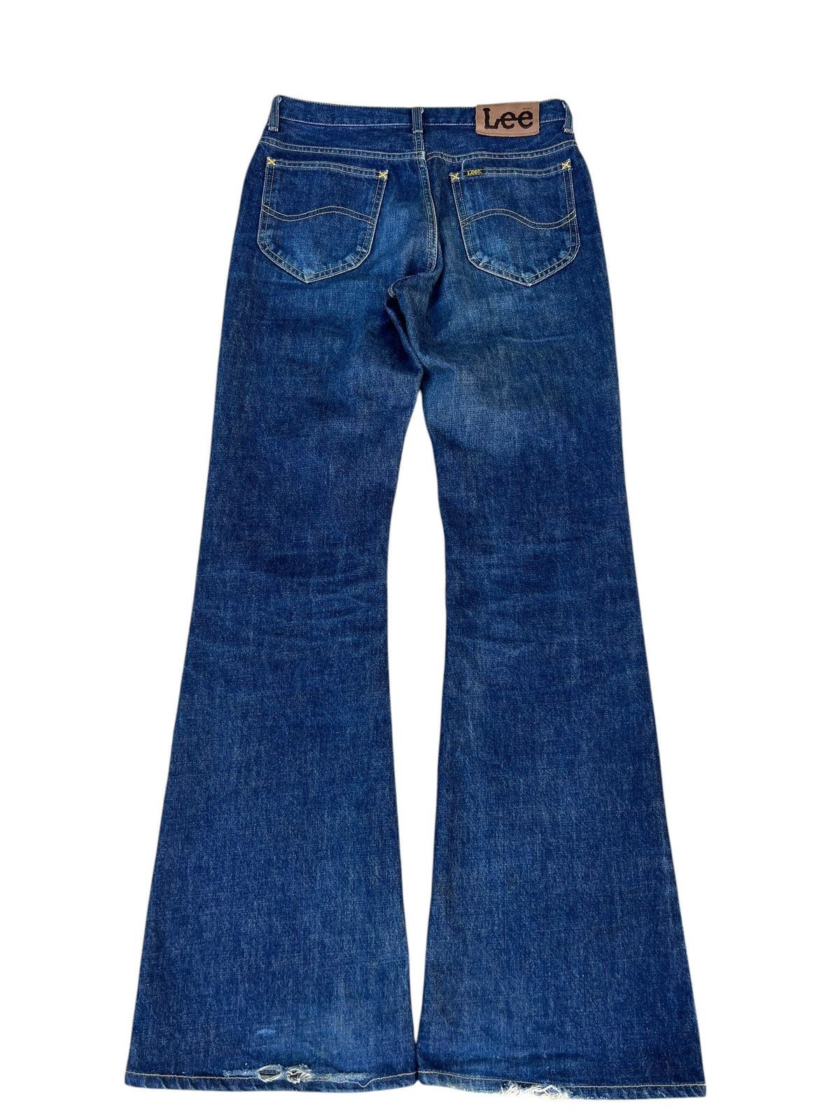 Lee Vintage Y2K Lee Riders Blue Denim Super Flare Jeans Size US 30 / EU 46 - 12 Thumbnail