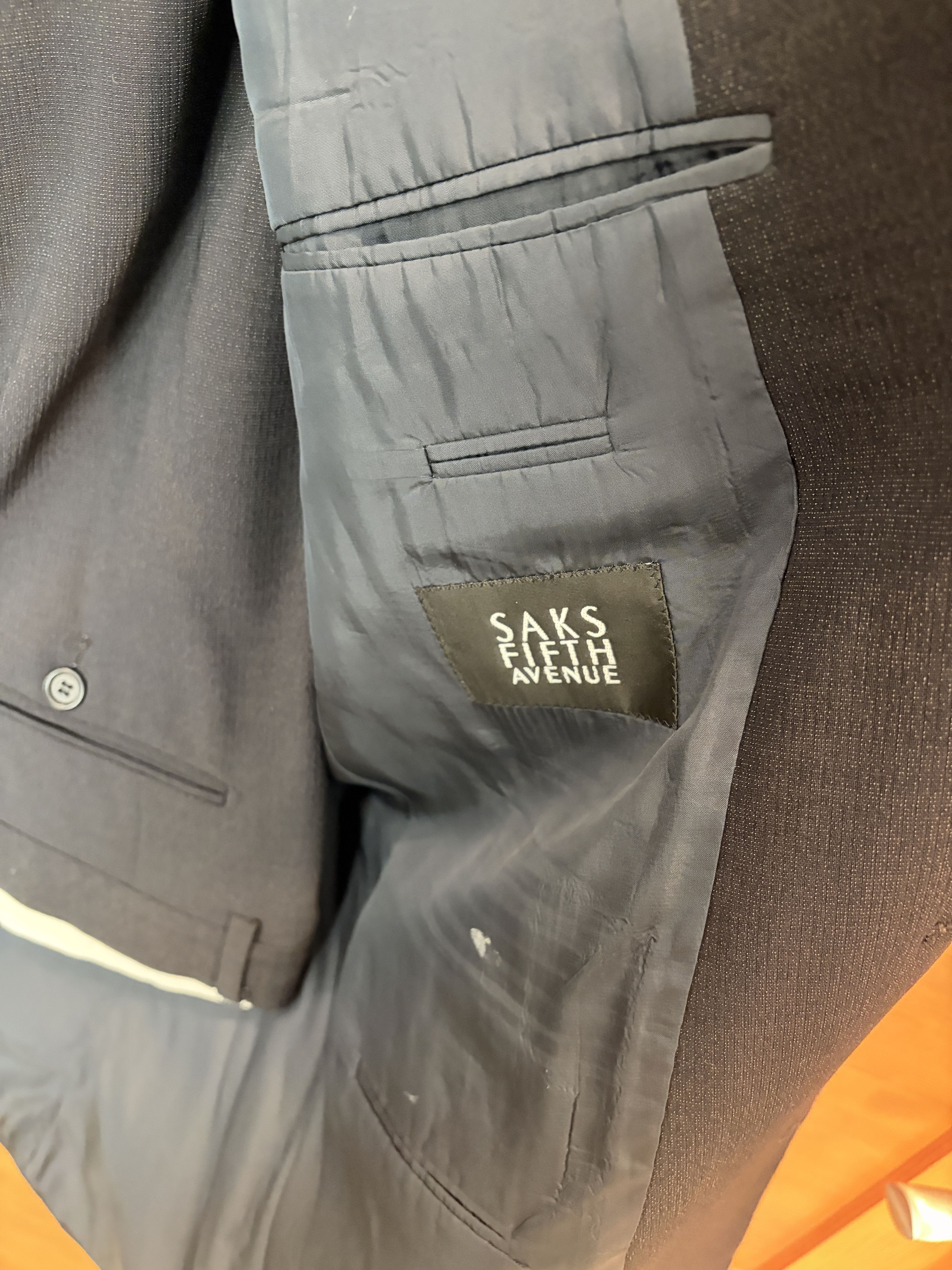 Hugo Boss Hugo Boss 4-Button Black Suit - Vintage Size 40R - 4 Thumbnail