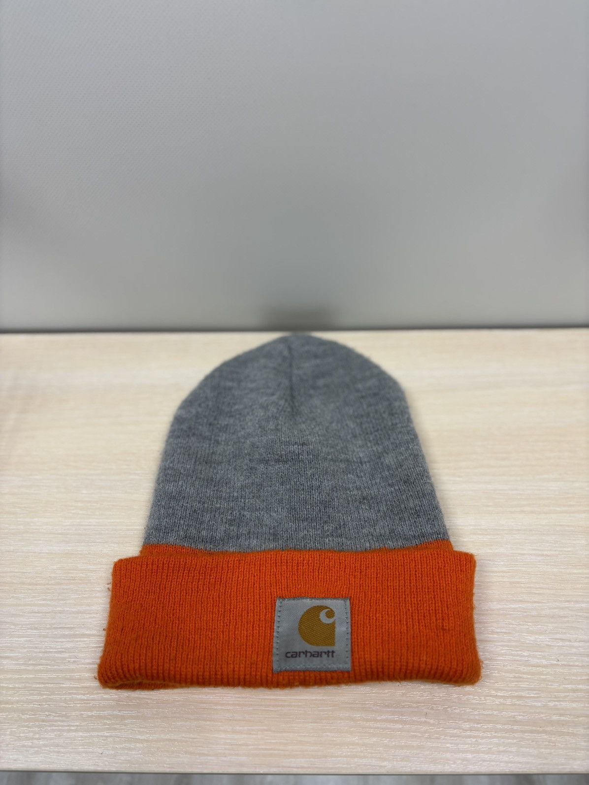 Carhartt Hat beanie Carhartt Color Gray/Orange Size ONE SIZE - 3 Thumbnail
