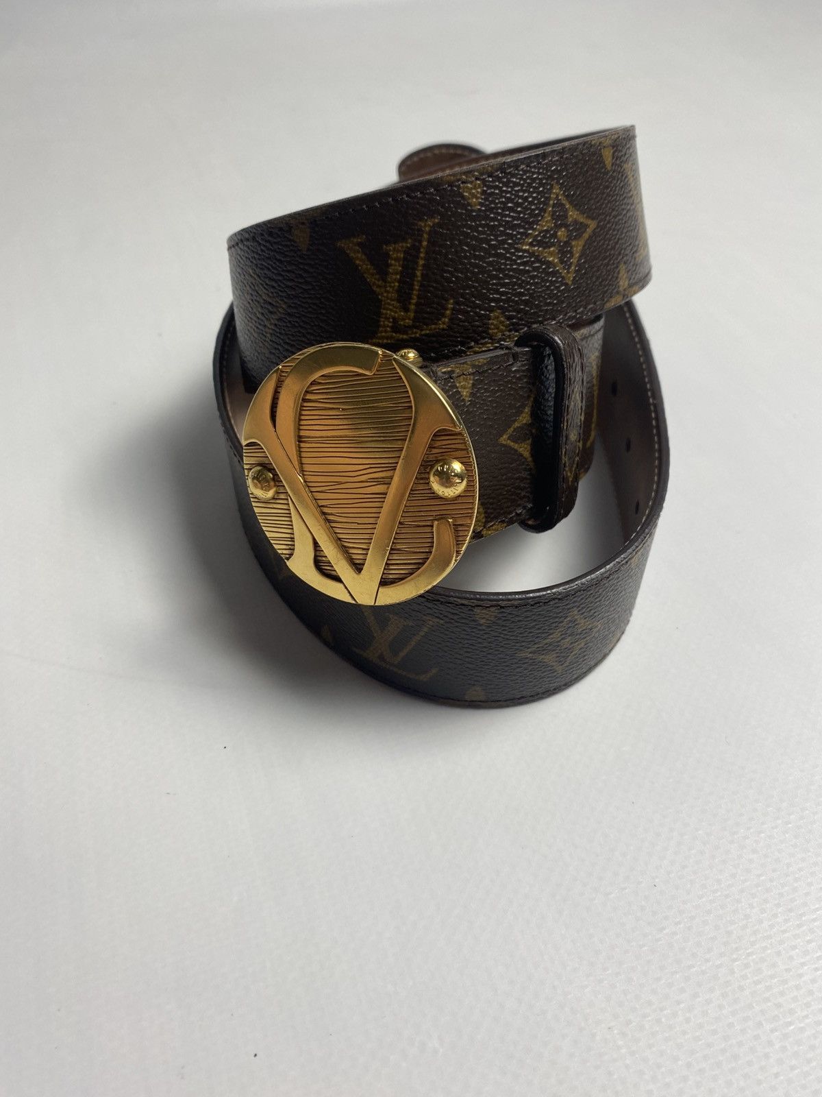 Louis Vuitton Louis Vuitton Monogram Belt Size ONE SIZE - 2 Thumbnail