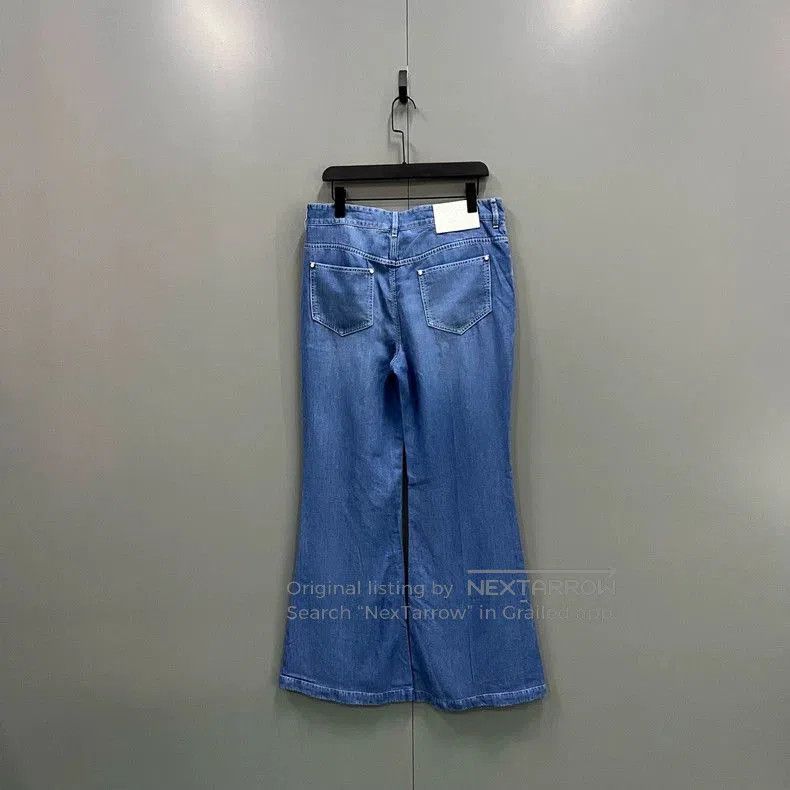 Louis Vuitton LV Pearl Button Flared Denim Pants Size 48. Size US 38 / EU 54 - 2 Thumbnail
