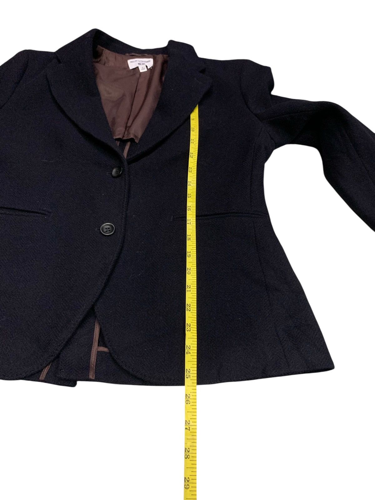 Jil Sander × Uniqlo Uniqlo X Ines De La Fressange Wool Blazer Jacket Size L / US 10 / IT 46 - 8 Thumbnail