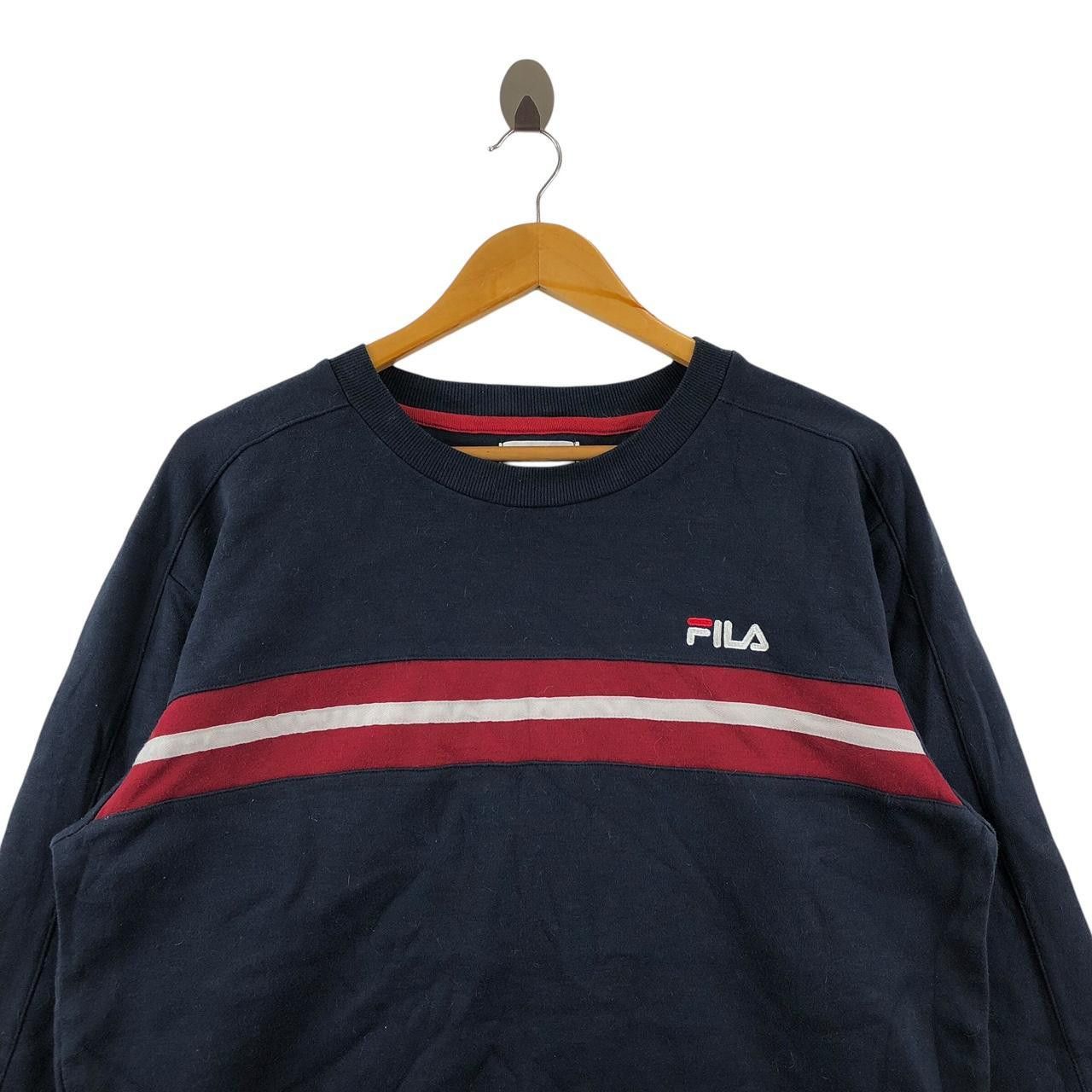 Fila Vintage FILA ITALIA Embroidered Logo Baggy Sweatshirt Size L / US 10 / IT 46 - 3 Thumbnail