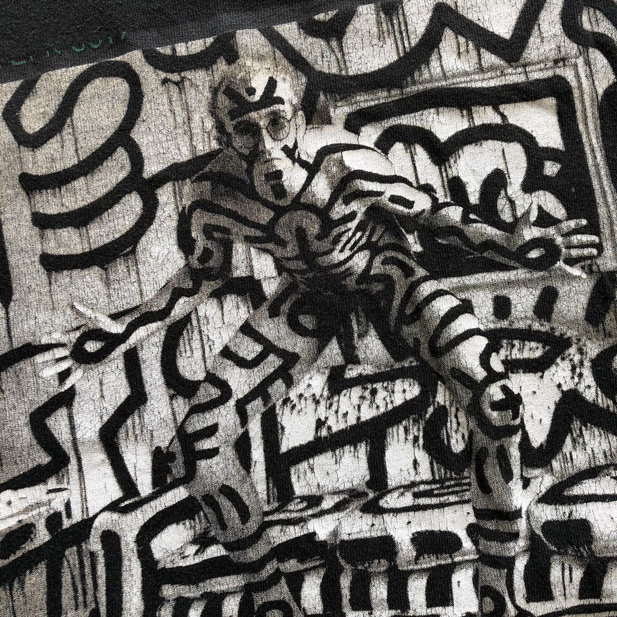 Keith Haring Rare KEITH HARING 1992 Photo by Annie Leibovitz T-Shirt Size US L / EU 52-54 / 3 - 7 Thumbnail