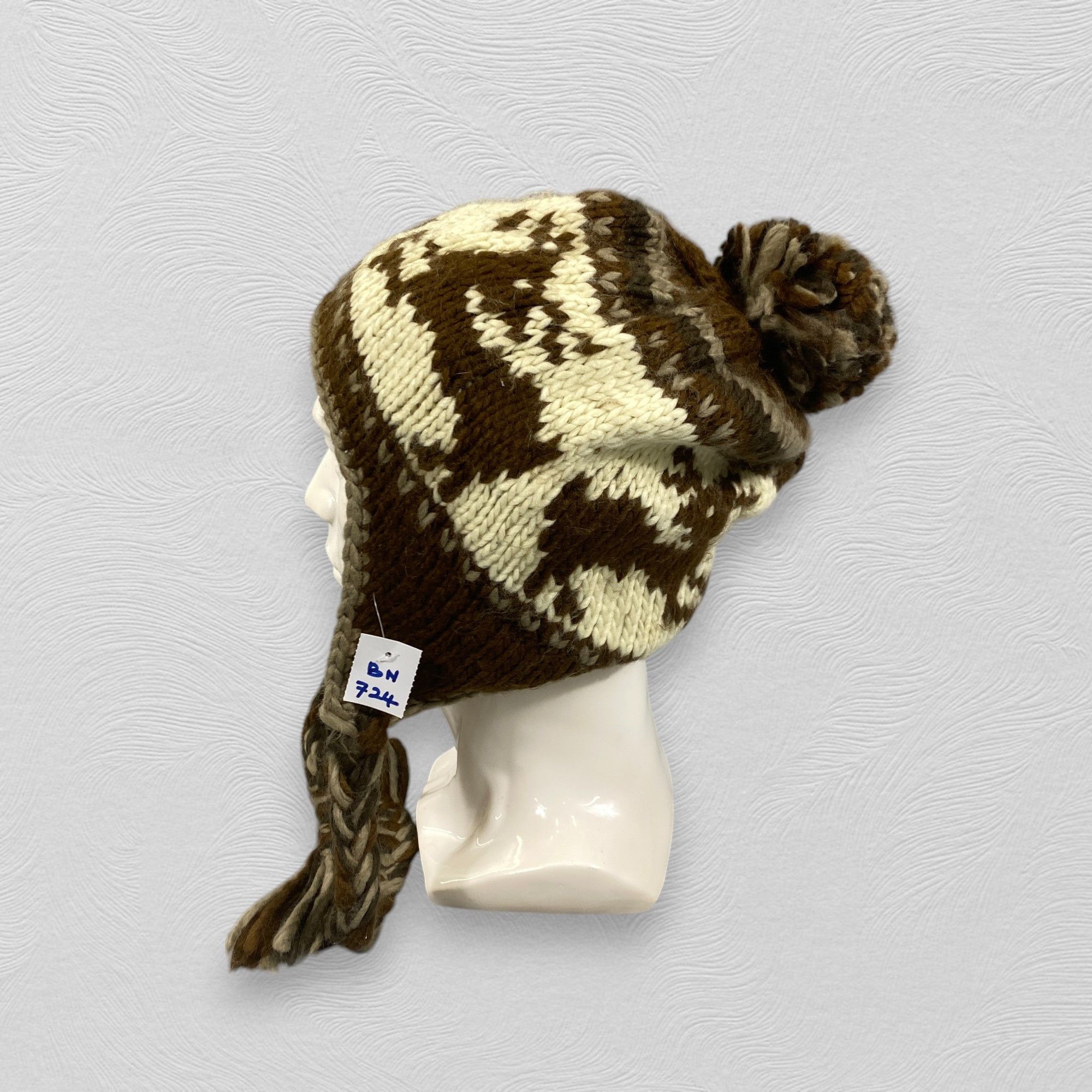 Japanese Brand Deer Ear Flap Beanie Hat -BN724 Size ONE SIZE - 1 Thumbnail