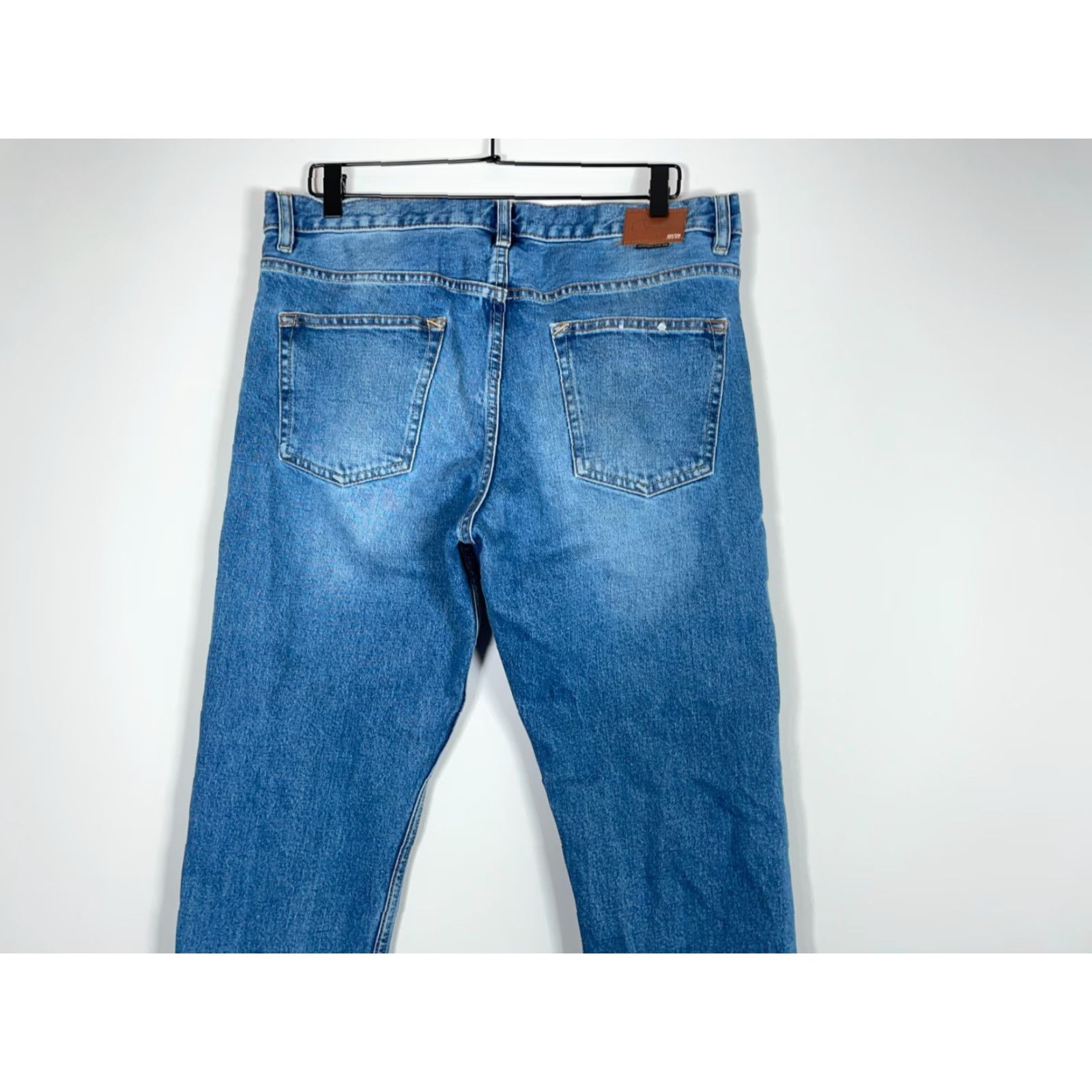 Quiksilver VINTAGE Quiksilver Straight Leg Jeans Men's 36 x 32 Blue Denim Y2K Skater Grunge Size US 34 / EU 50 - 4 Thumbnail