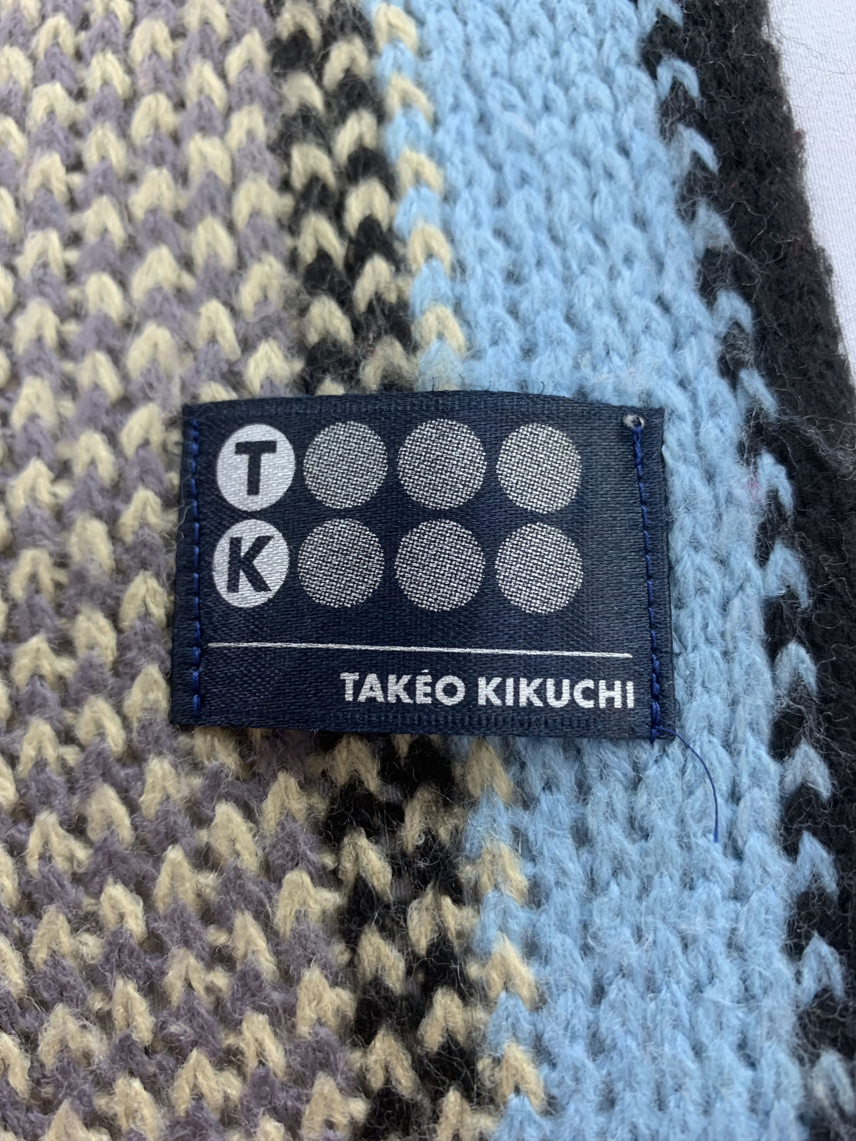 Takeo Kikuchi Takeo Kikuchi Scarf Wool Muffler Neck Wrap BL2073 Size ONE SIZE - 4 Thumbnail