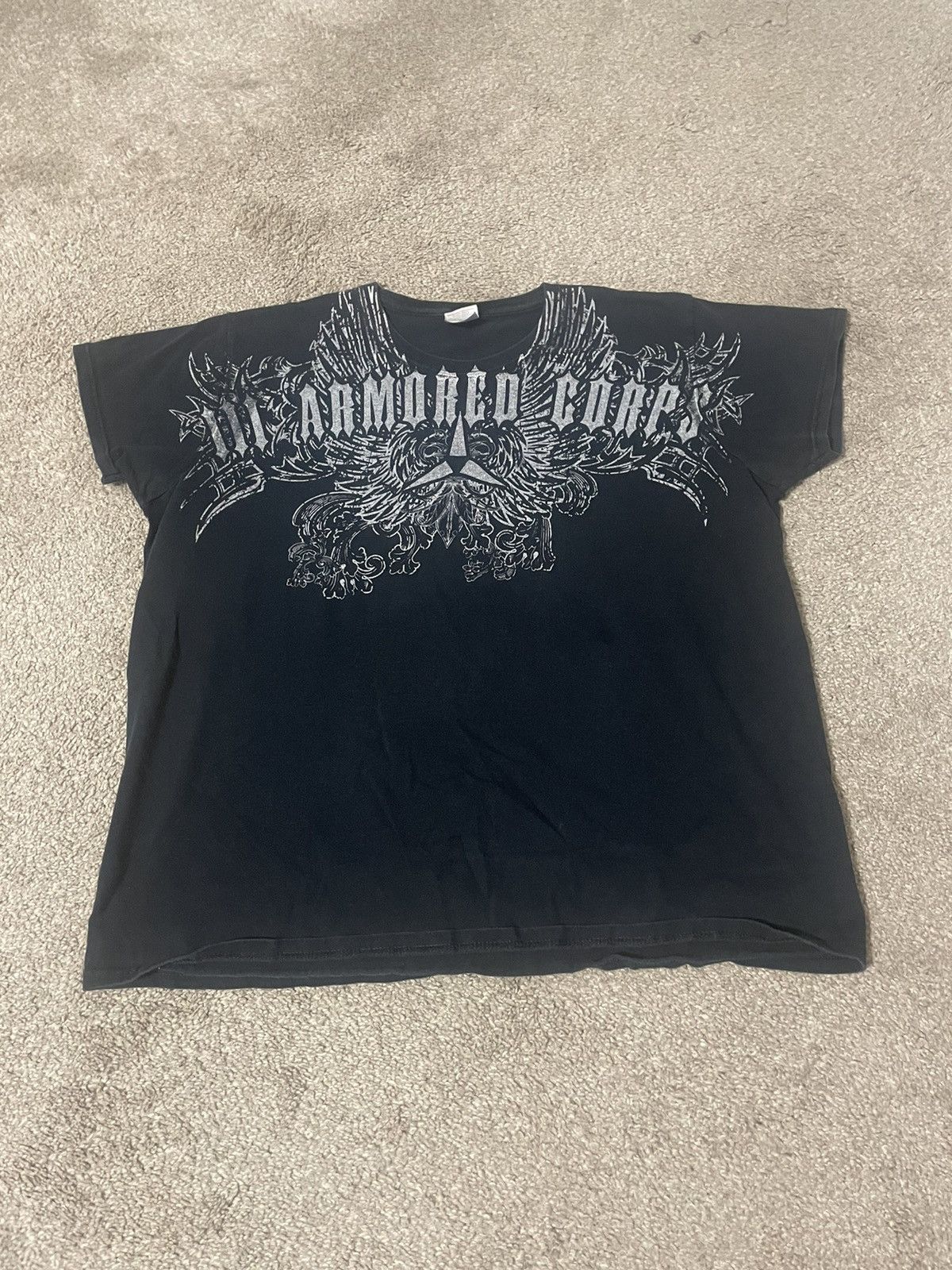 Affliction × Vintage Vintage Y2K Grunge Wings T Shirt Mens Size XL Double Sided Size US XL / EU 56 / 4 - 1 Thumbnail