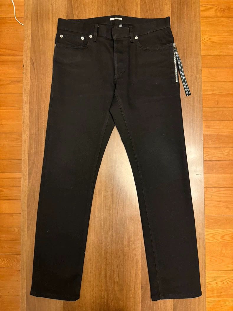 Dior dior 18ss Black Ribbon Zipper Jeans Size US 30 / EU 46 - 1 Thumbnail