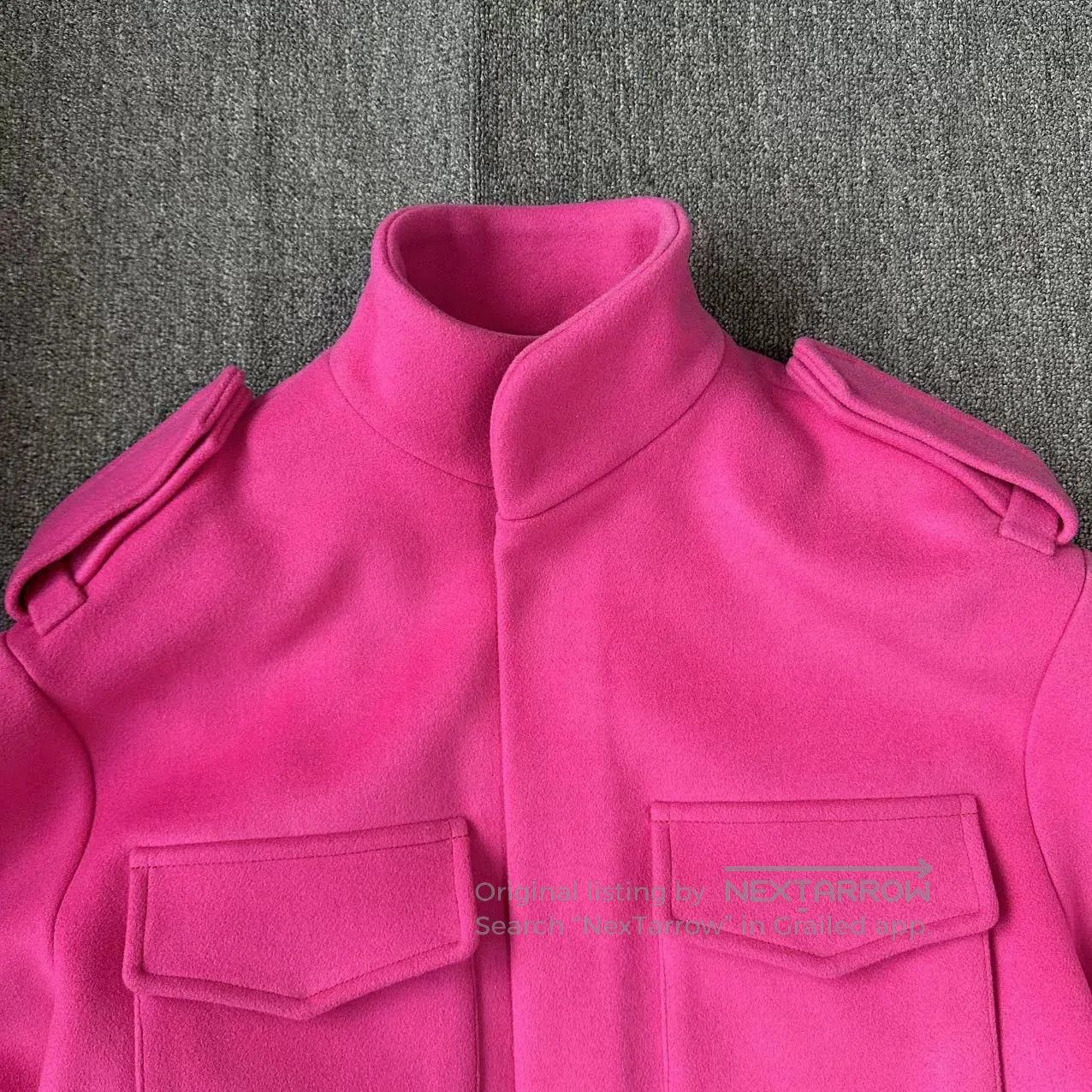 Louis Vuitton Louis Vuitton Pink Wool Coat. Size US XL / EU 56 / 4 - 4 Thumbnail