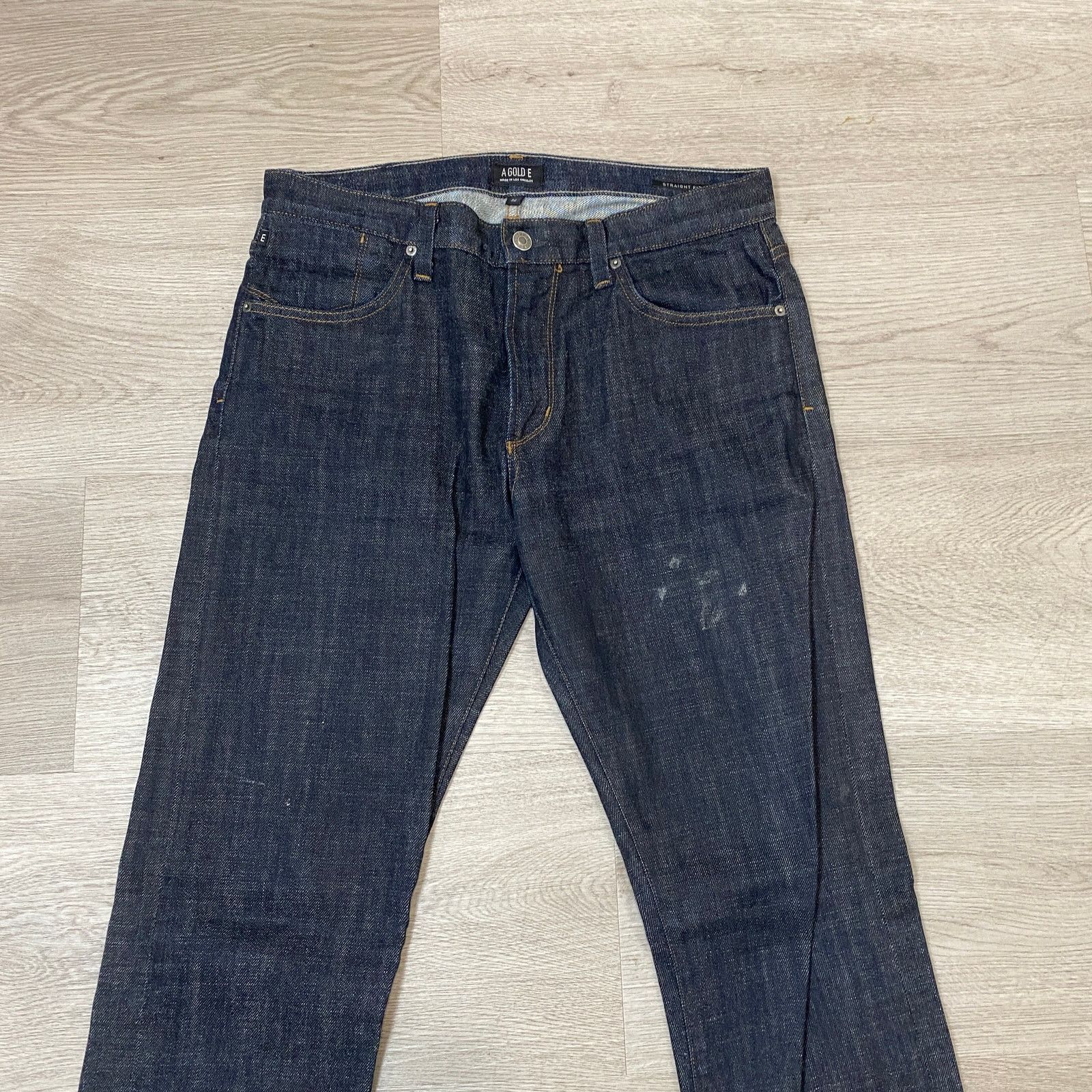 Agolde Agolde Straight Fit Dark Wash Jeans Men's 32x33 Size US 32 / EU 48 - 2 Thumbnail