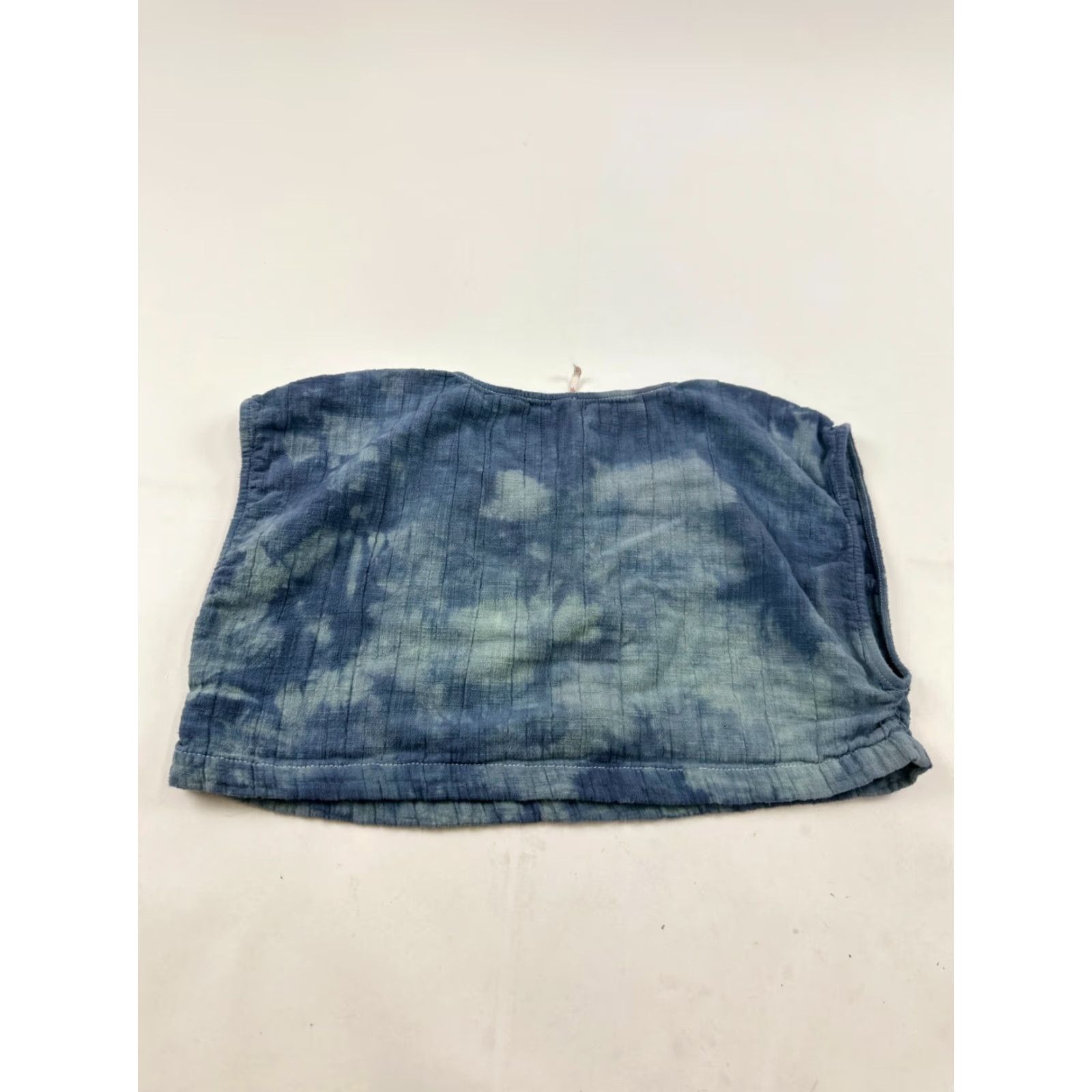 Free People VINTAGE Free People Tank Top Cropped Sleeveless V-Neck Blue Tie-Dye Womens XS Casual Summer Size XS / US 0-2 / IT 36-38 - 2 Thumbnail