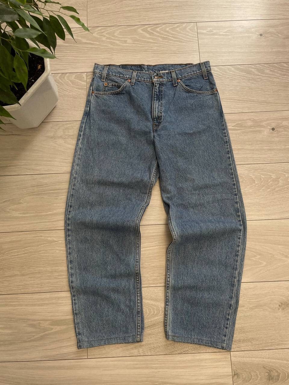 Levi's × Vintage Vintage Levi’s 550 Orange Tab Denim Jeans Size US 34 / EU 50 - 2 Thumbnail