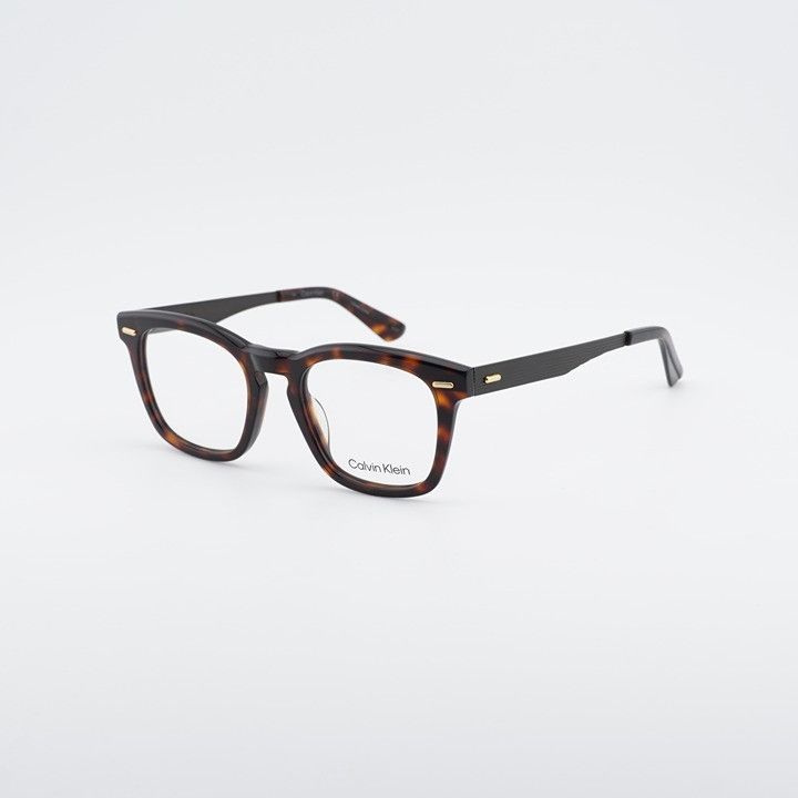 Calvin Klein Calvin Klein CK21517 220 Eyeglasses Brown Havana 51mm Square Size ONE SIZE - 1 Thumbnail