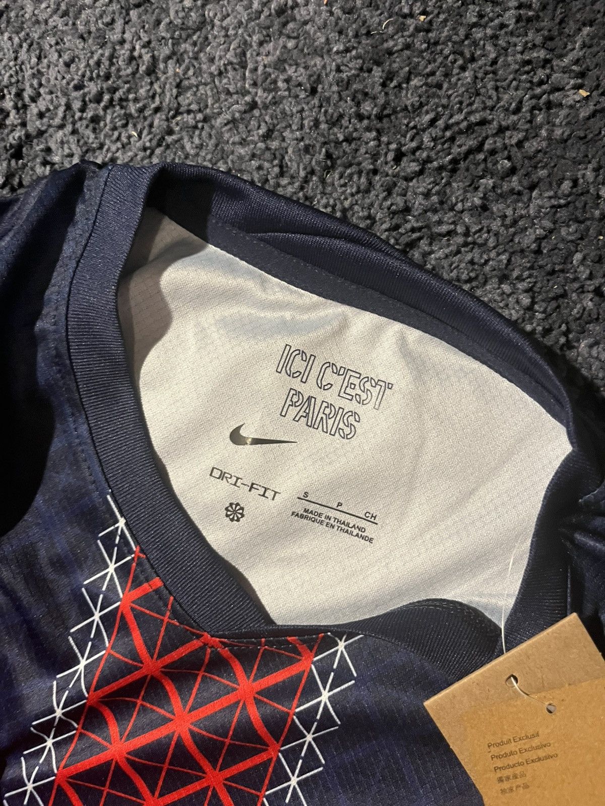 Nike Psg Nike Blue City Jersey Size US S / EU 44-46 / 1 - 4 Thumbnail