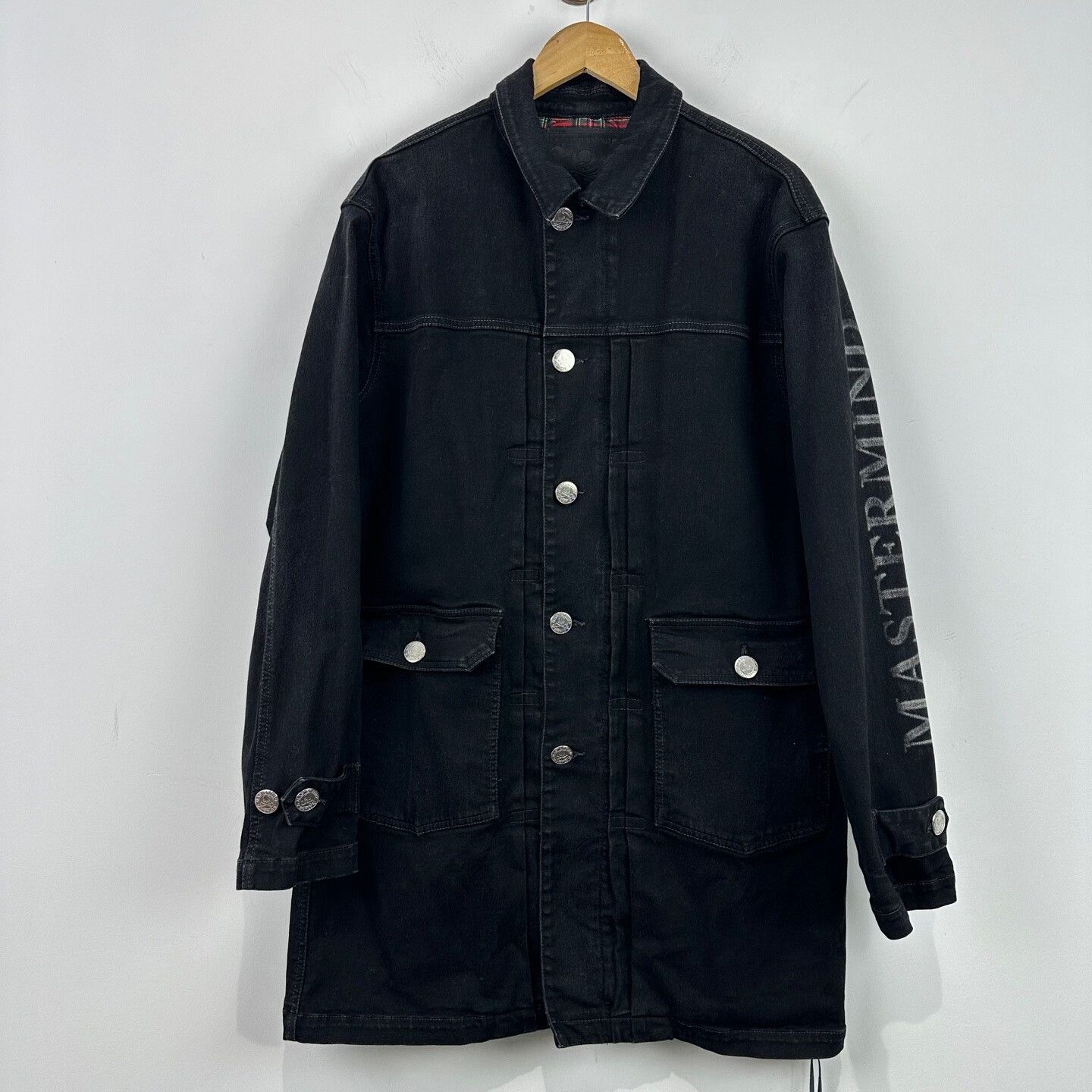 Mastermind World Mastermind World Black Denim Jacket S Size Size US S / EU 44-46 / 1 - 1 Thumbnail