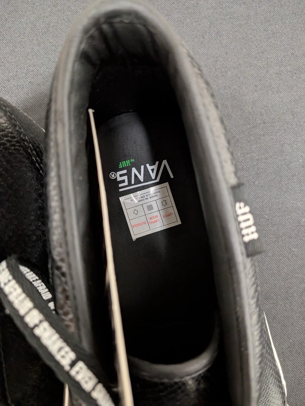 Vans 2008 VANS x HUF CHUKKA BOOT 6414199 105 Black US10.5 Size US 10.5 / EU 43-44 - 9 Thumbnail