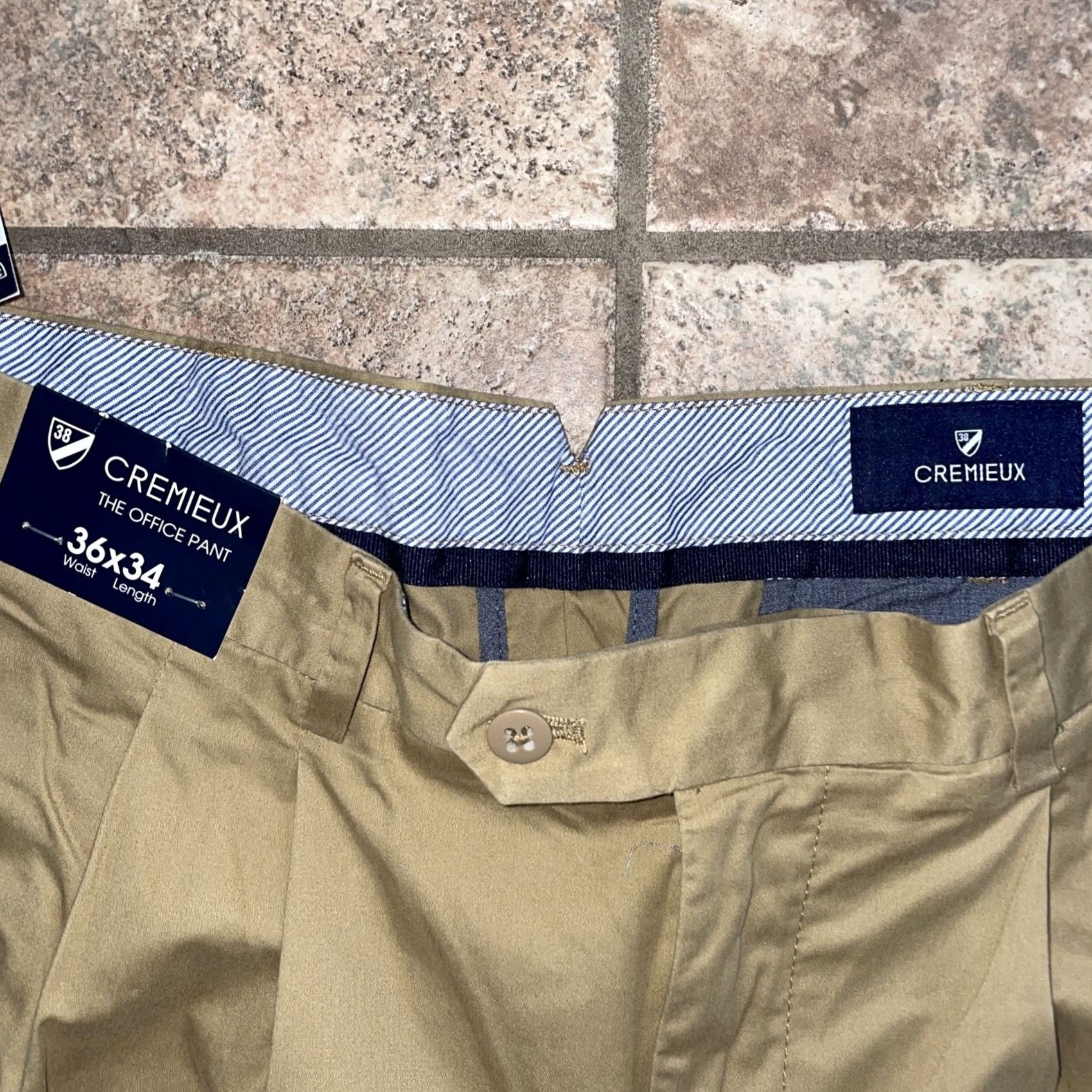 Cremieux Cremieux brown office pants Mens Size 36x34 NWT Size US 36 / EU 52 - 4 Thumbnail