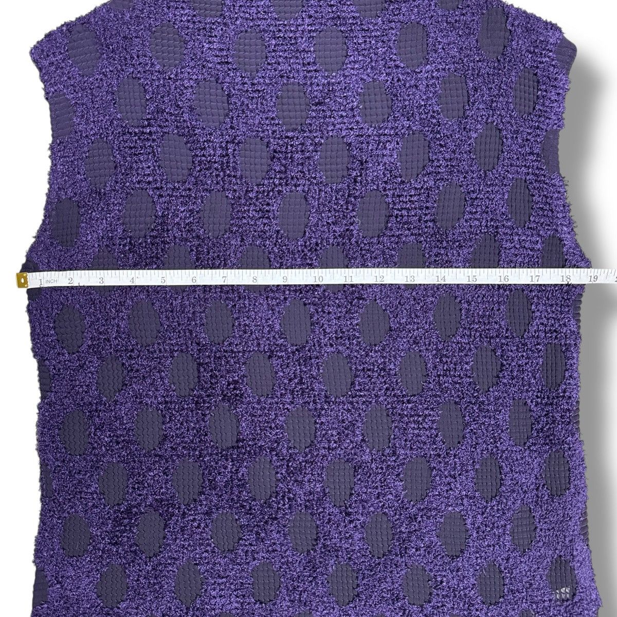 Issey Miyake 80’s SAMPLE IsseyMiyake Pleated Mesh Mini Dress Size ONE SIZE - 14 Thumbnail