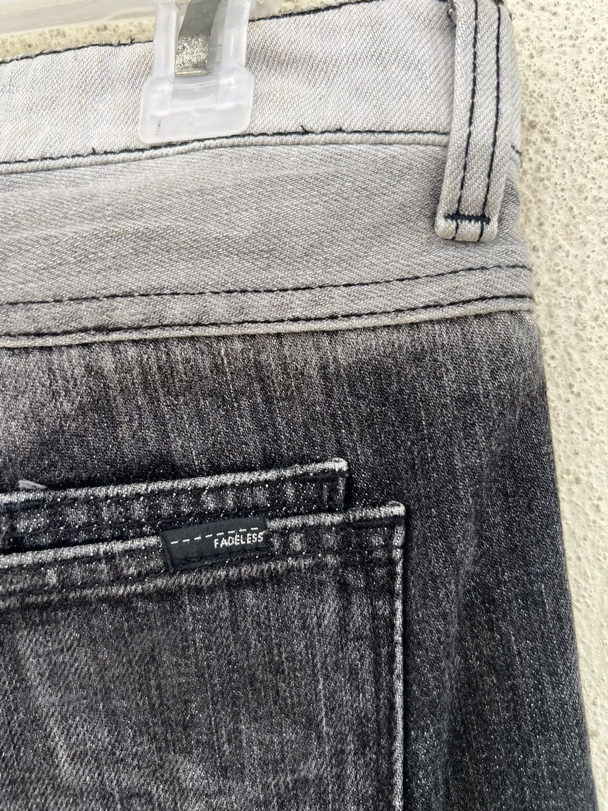 Fadeless Fadeless Japan Two Tones Denim Slim Jeans Size US 29 - 19 Thumbnail