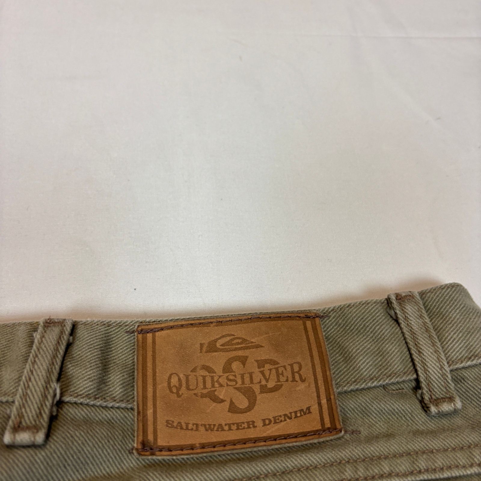 Quiksilver × Vintage VTG Quiksilver Salt Water Denim Jeans 34x26 Baggy Skater Size US 34 / EU 50 - 4 Thumbnail