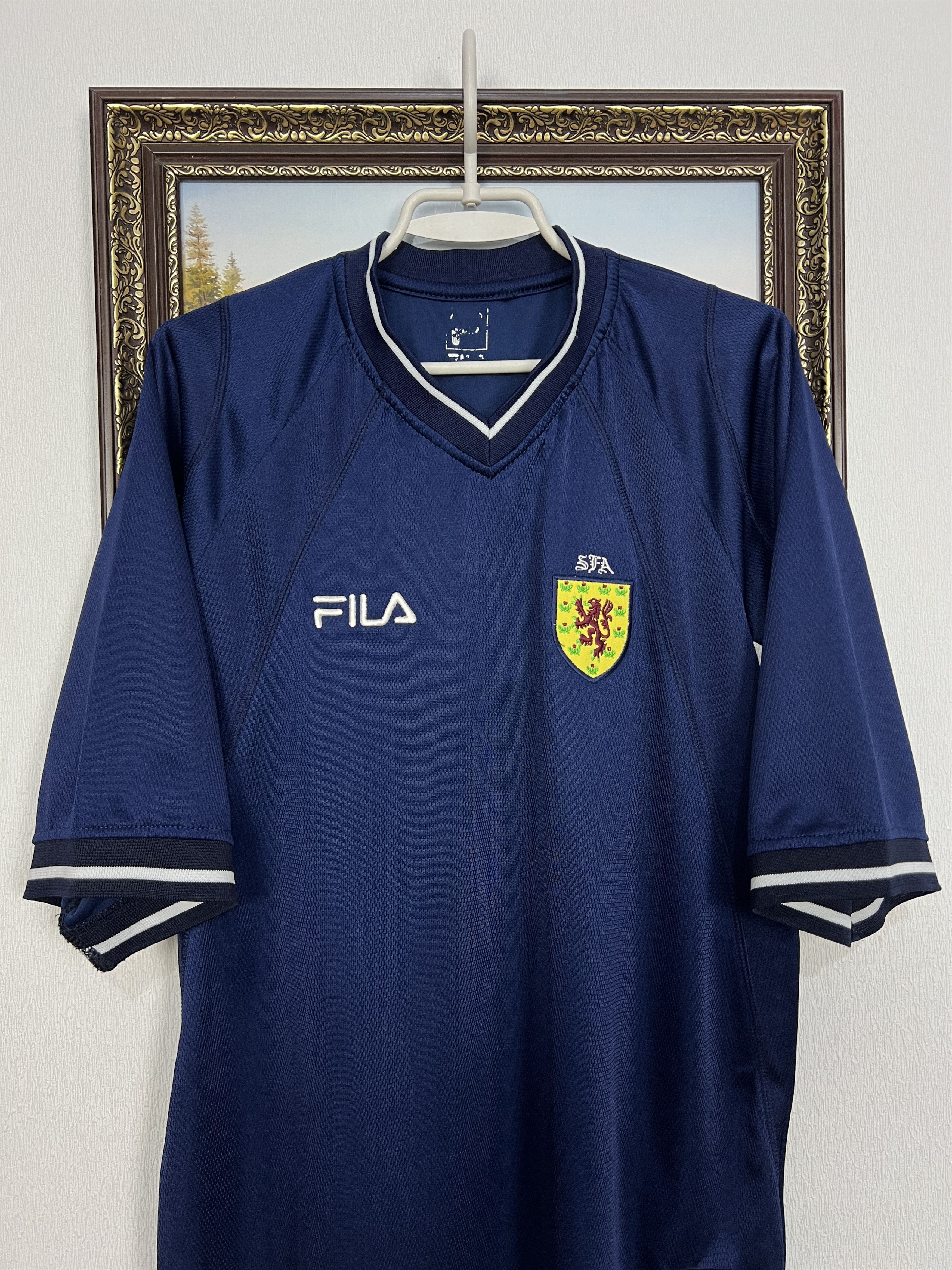 Fila Scotland Home football shirt 2000 Soccer FILA Jersey Trikot Size US XL / EU 56 / 4 - 2 Thumbnail