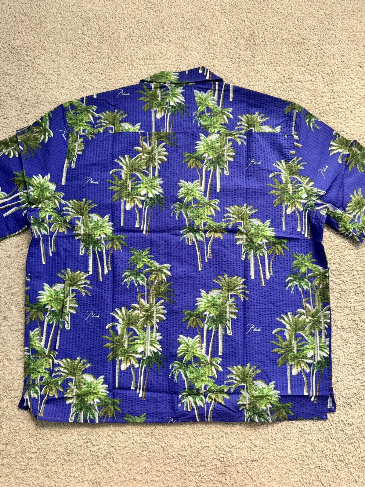 Rhude Rhude Sear Sucker Hawaiian Button Up Size US XL / EU 56 / 4 - 2 Thumbnail