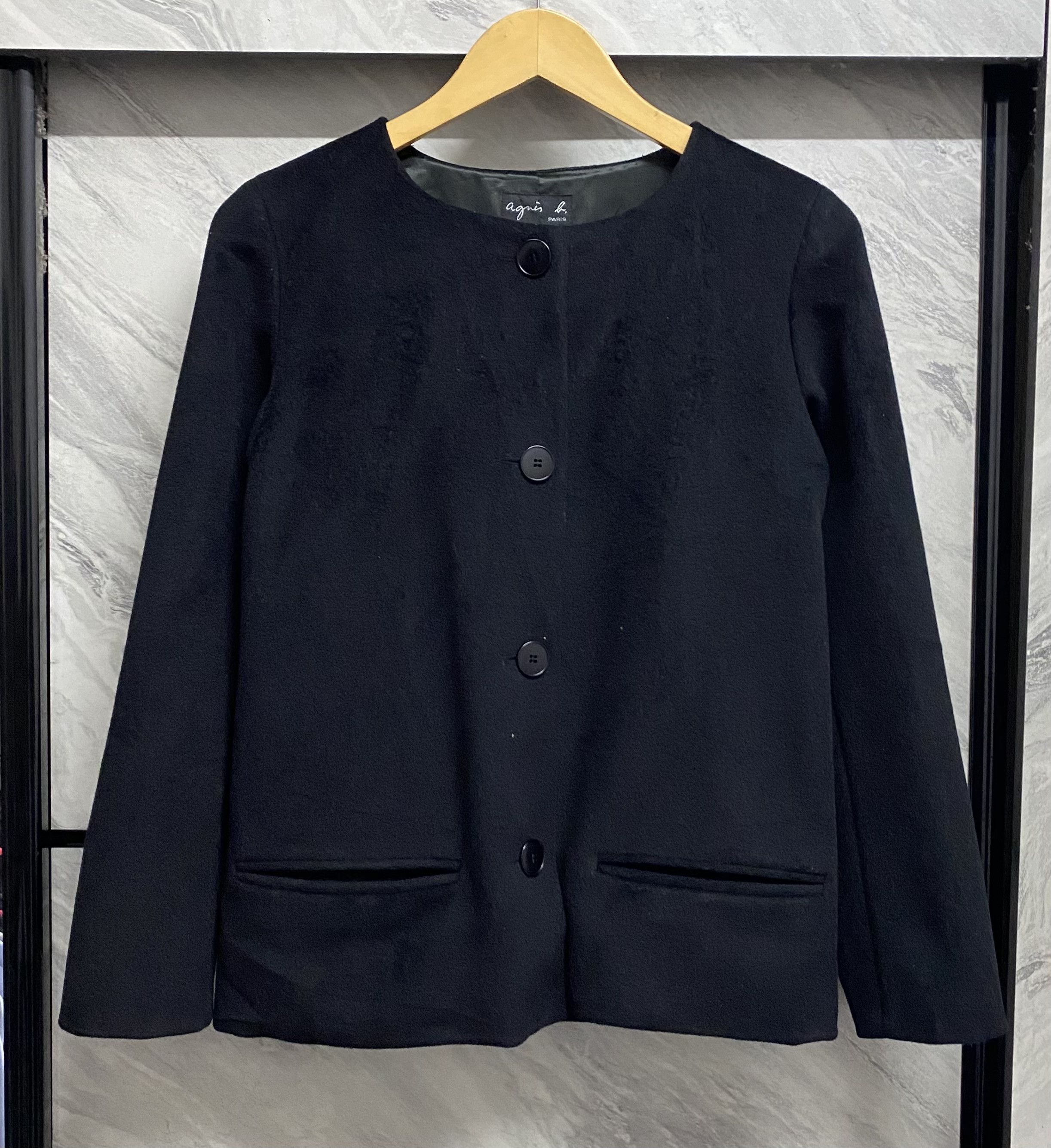Vintage × agnes b. Vintage Agnes B Wool Jacket Luxury Design | Grailed