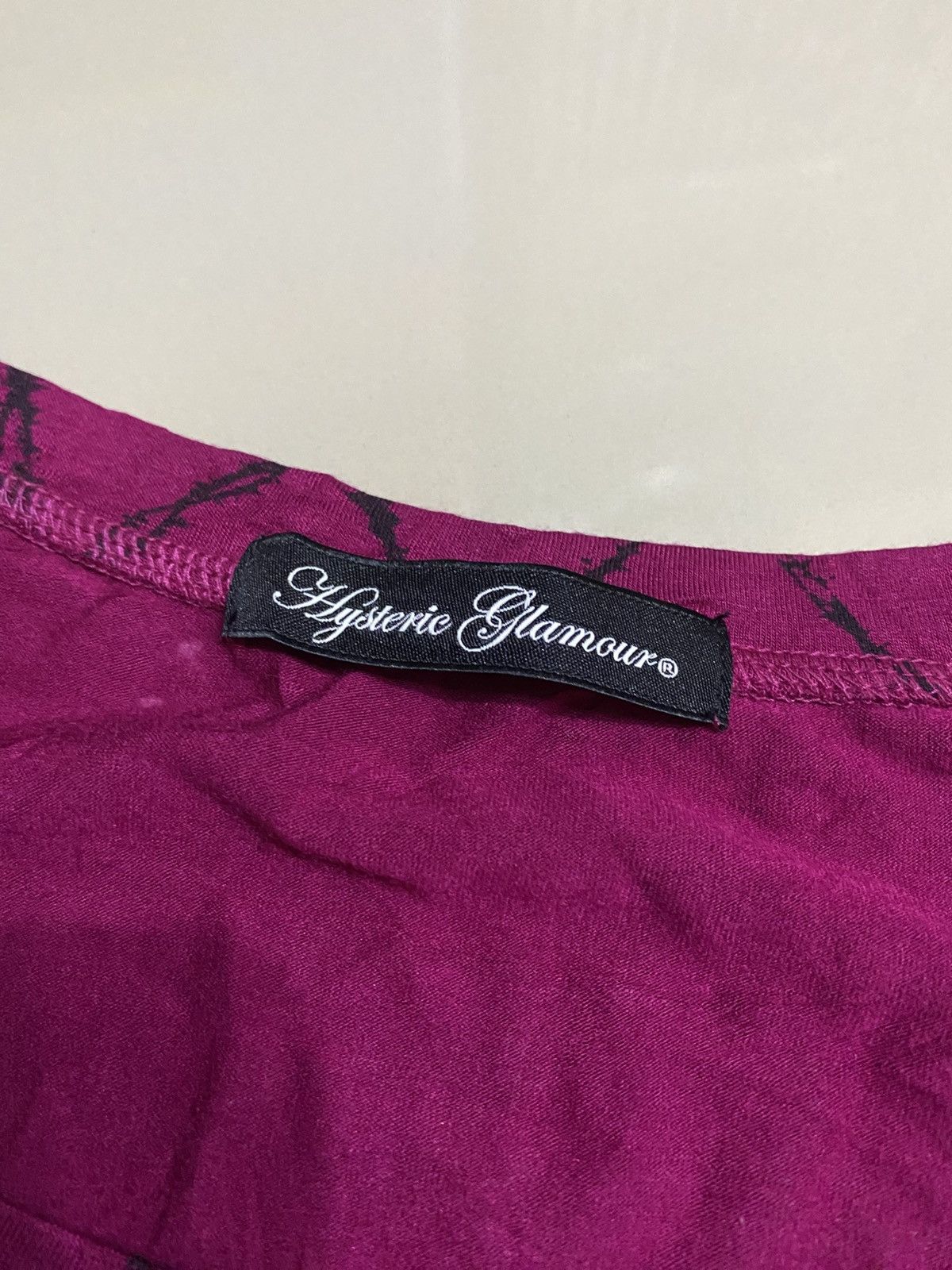 Hysteric Glamour × Japanese Brand Hysteric Glamour Rose Tshirt Size ONE SIZE - 5 Thumbnail
