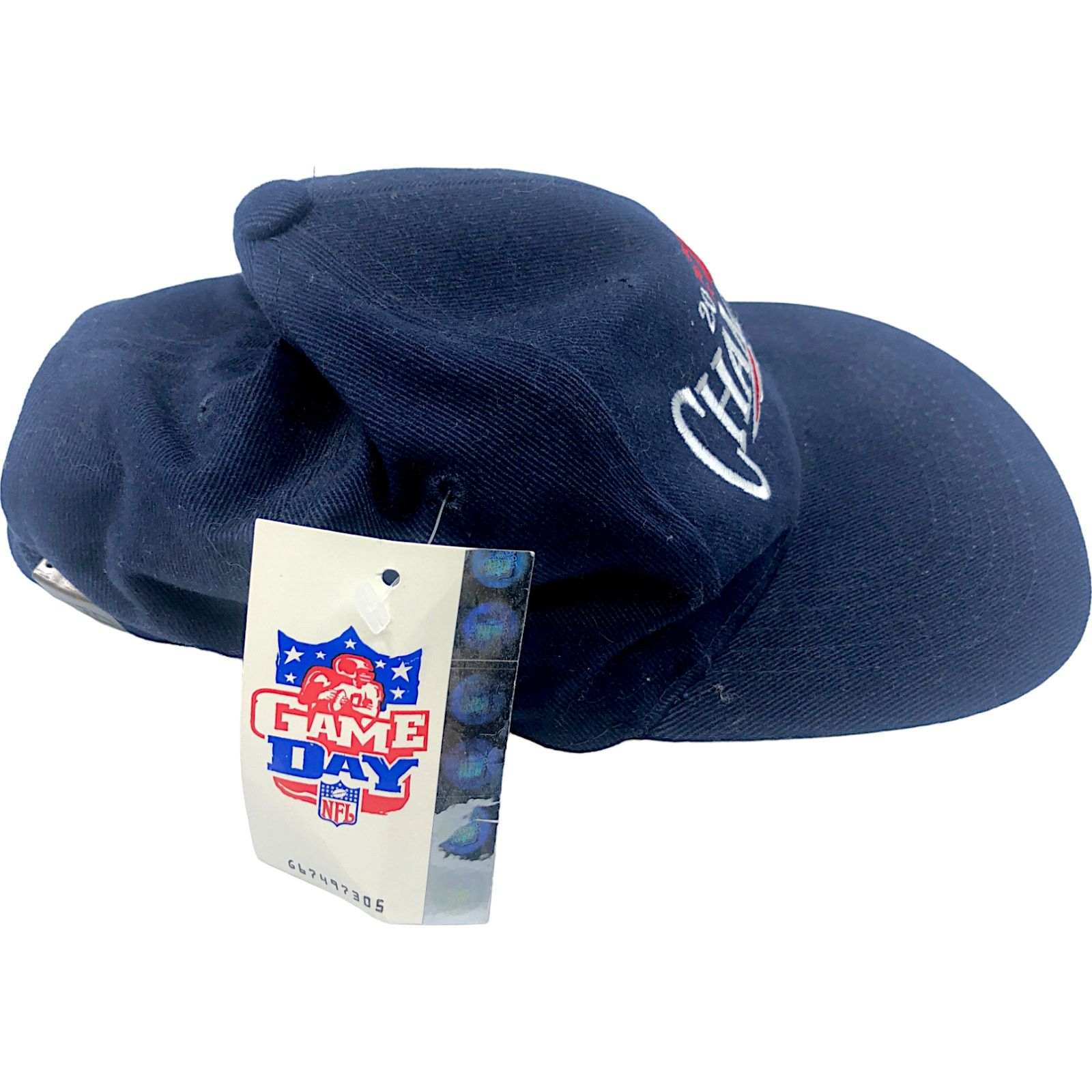 NFL New England Patriots 2001 AFC Champions Hat - New w/ Tags Size ONE SIZE - 4 Thumbnail