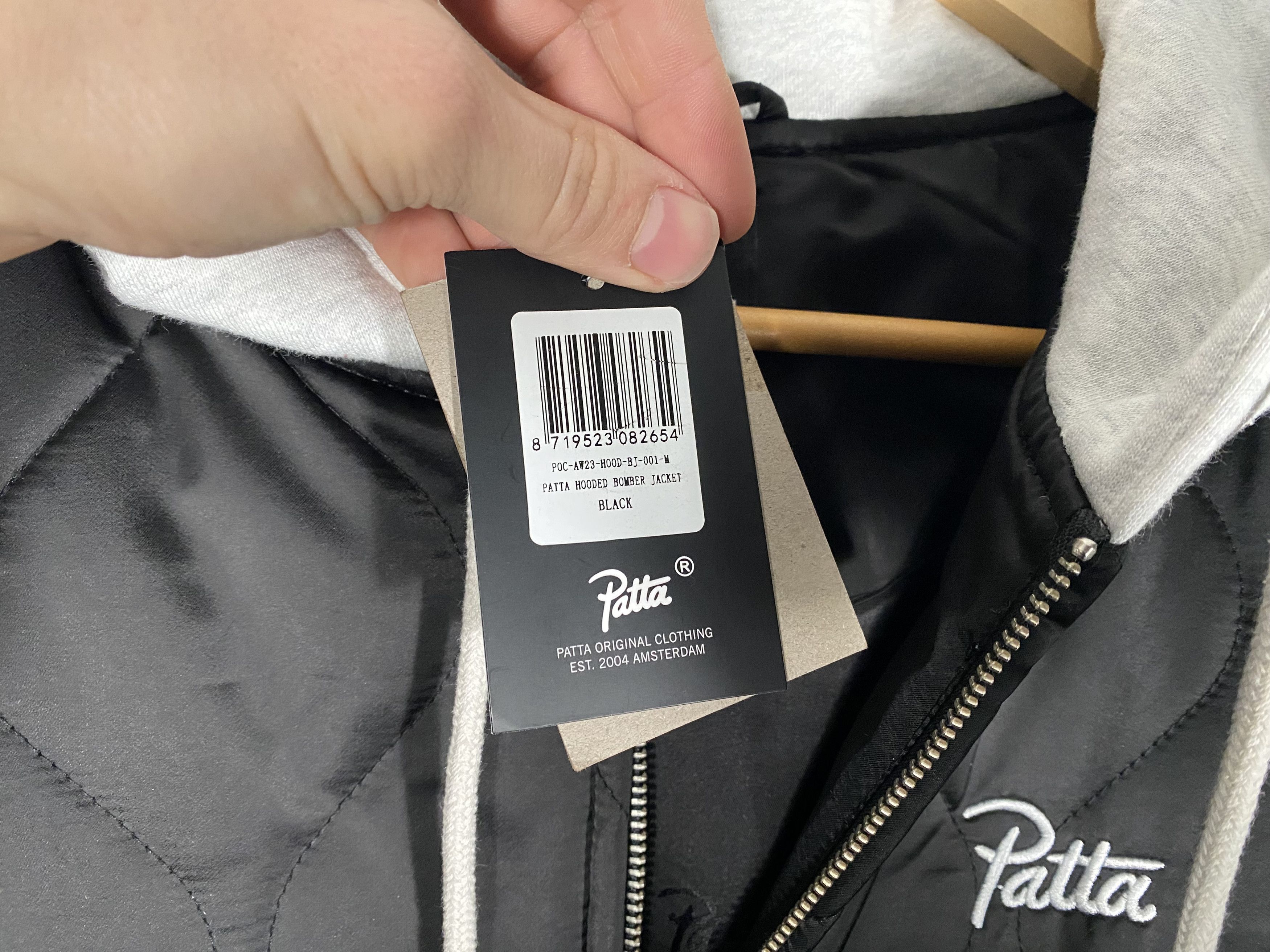 Patta NWT Patta "Love For All" Quilted Hooded Bomber Jacket Black Size US M / EU 48-50 / 2 - 6 Thumbnail