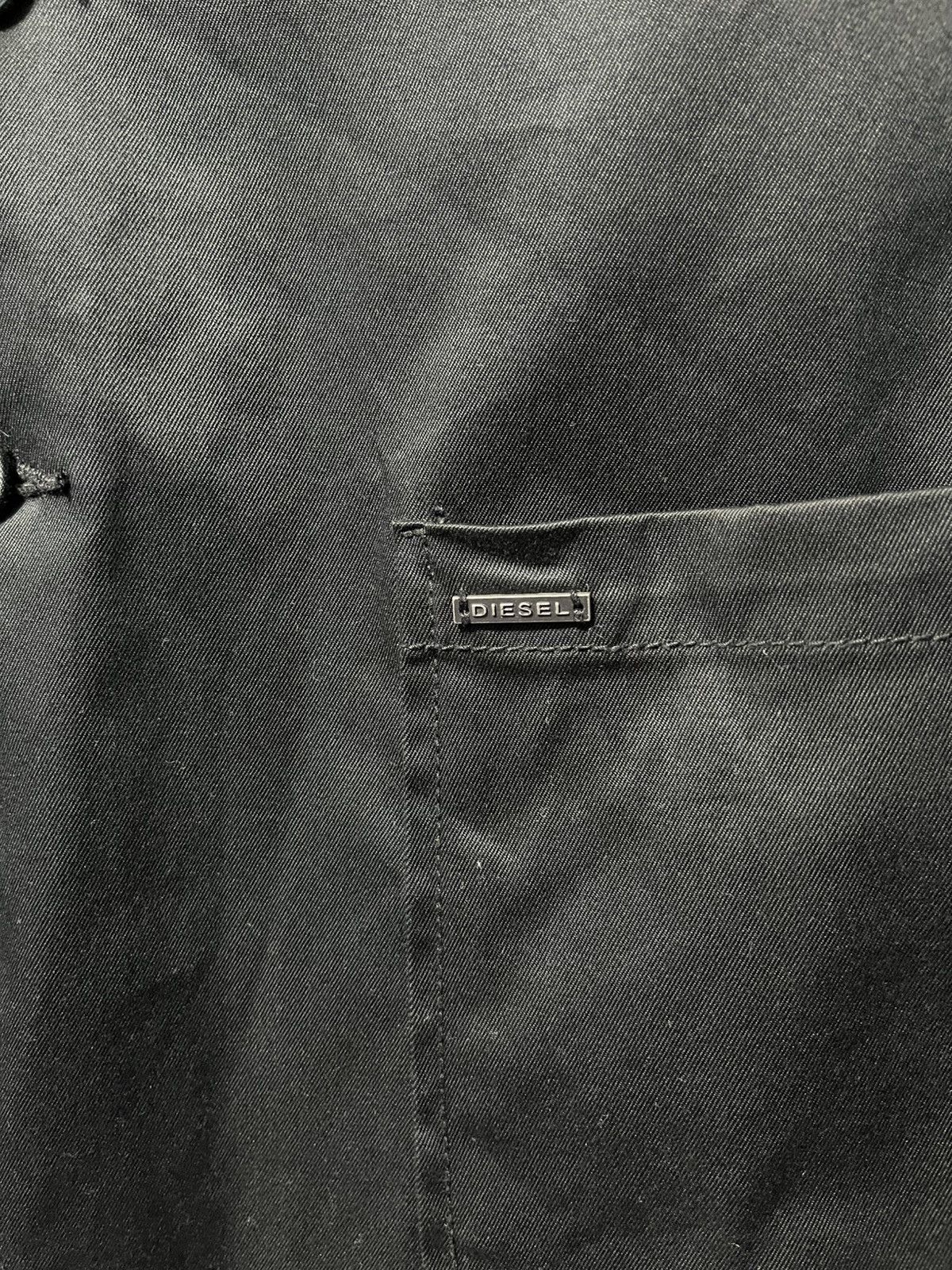 Diesel × Vintage Diesel Vintage Black Y2K Casual Cotton Blazer Jacket Size 42L - 3 Thumbnail